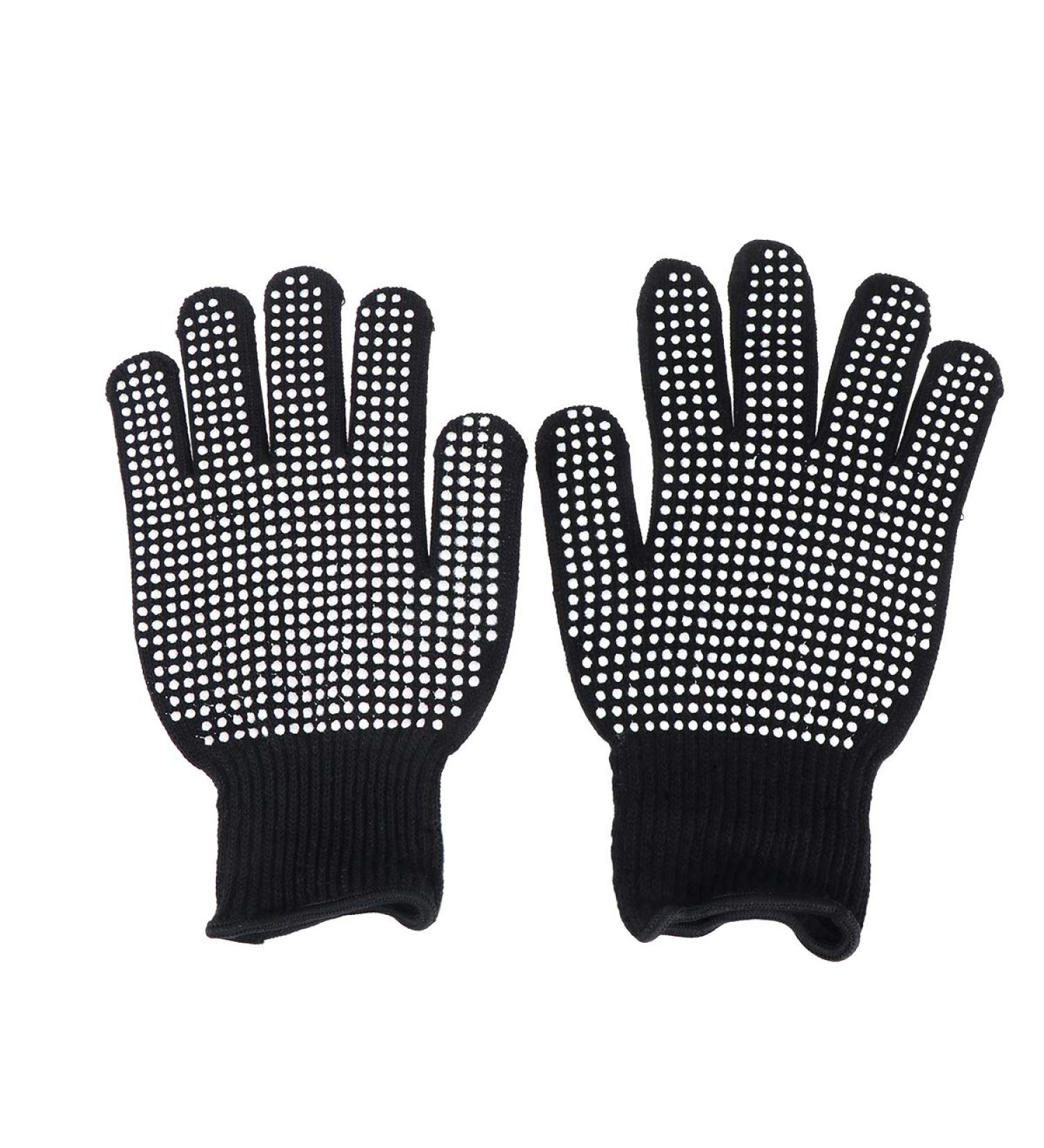 1 Pair - Gloves Hair Straightener Gloves Hot Curling Wand Gloves Hair Curler Non-slip - Buy Online on GoSupps.com