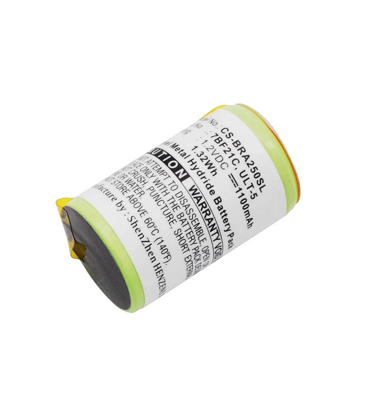 JRINK Replacement Battery for Braun Models 7BF21C ULT-5 ULT-7 ULT-9 - Compatible with 2500 2501 2505 2515 3000 3510 3512 3525 3550 5556 5563 5564 5567 5569 Razor 7 - International Shipping Available - Buy Online on GoSupps.com