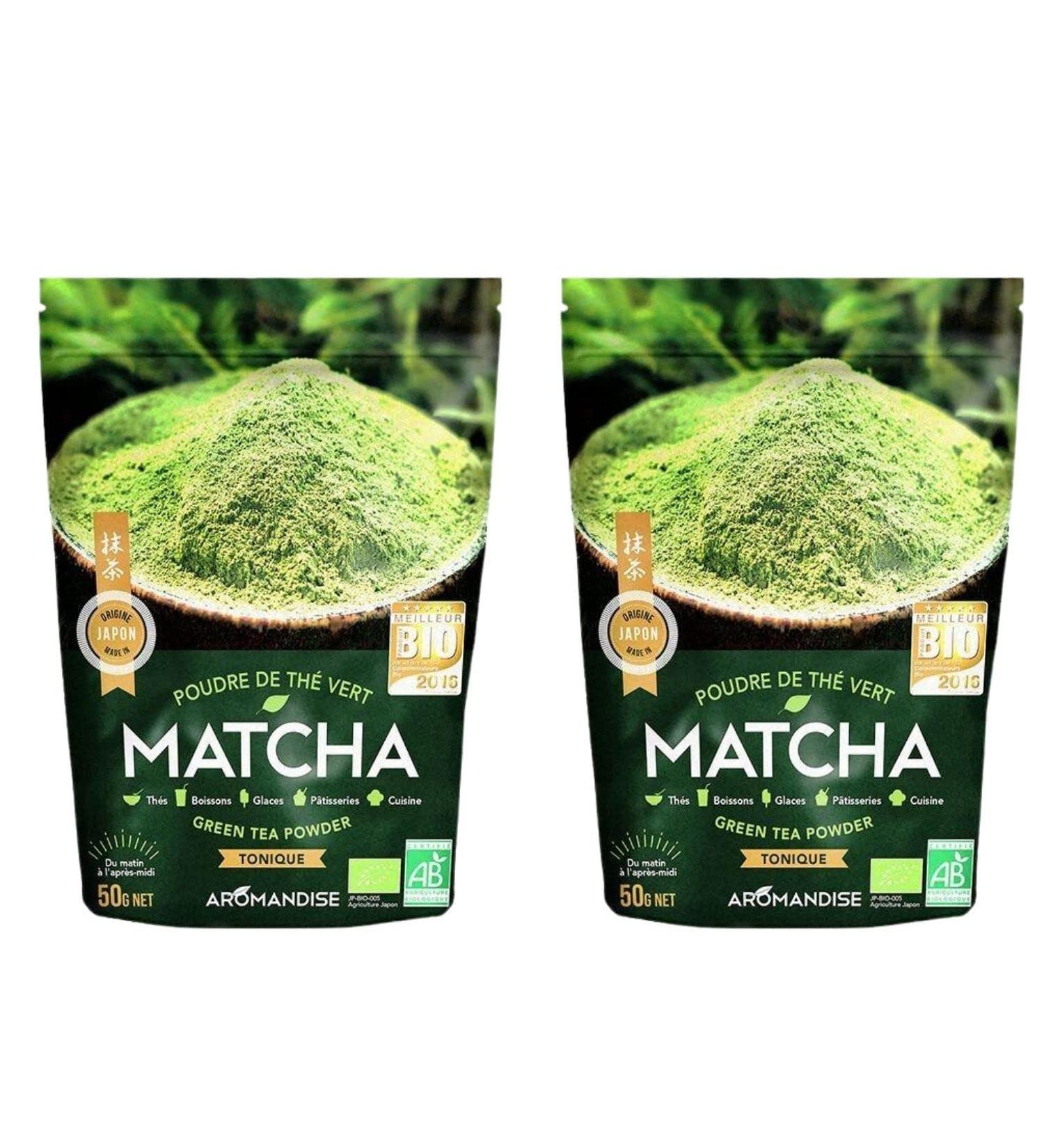  Aromandise Organic Japanese Matcha Green Tea Powder 100g - Buy Online on GoSupps.com