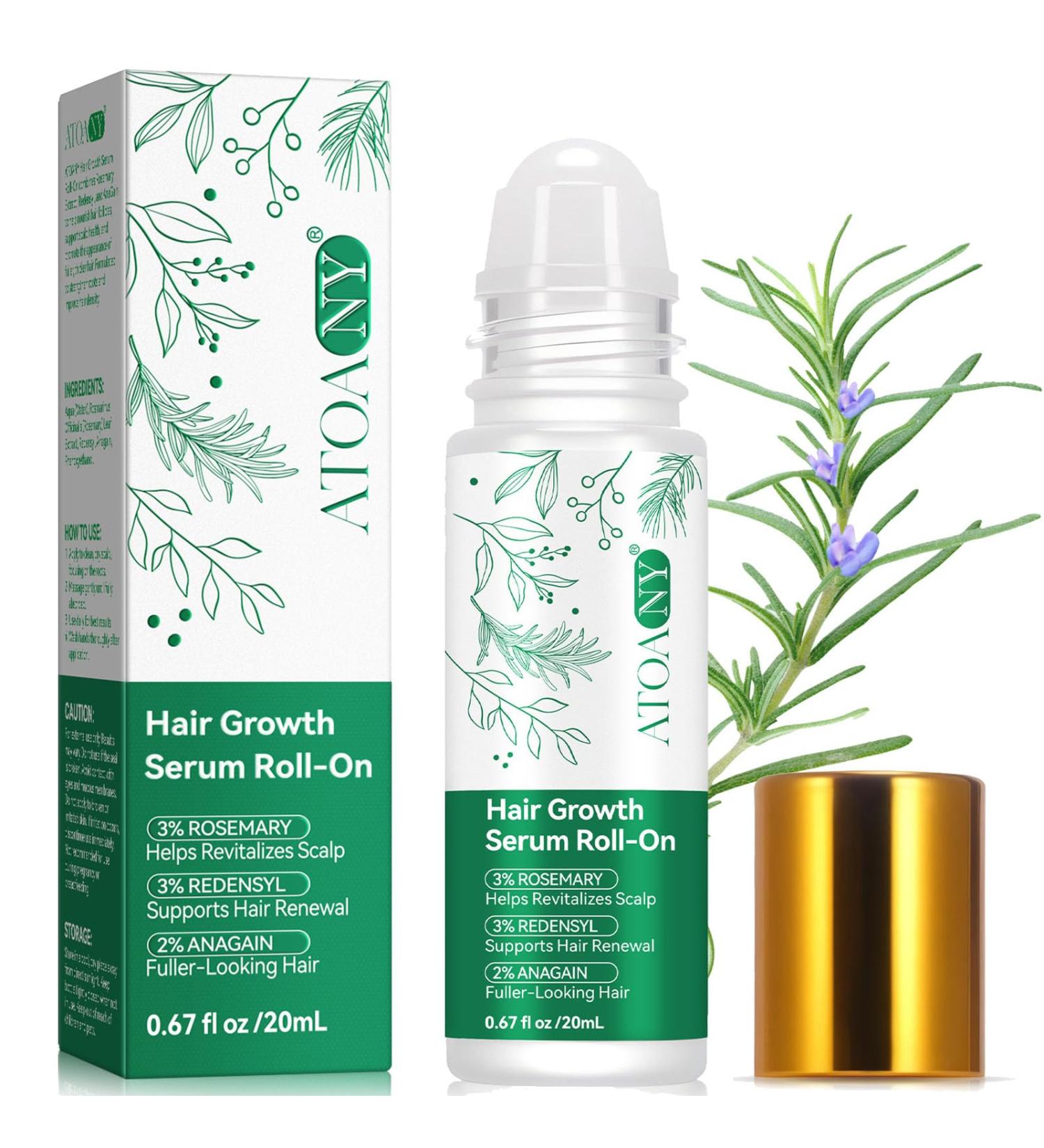 S rum de croissance des cheveux bille - S rum pour cuir chevelu - Huile capillaire au romarin avec romarin r densyl et anaga ne - Contre la perte de cheveux et les cheveux clairsem s - Pour homme - Buy Online on GoSupps.com