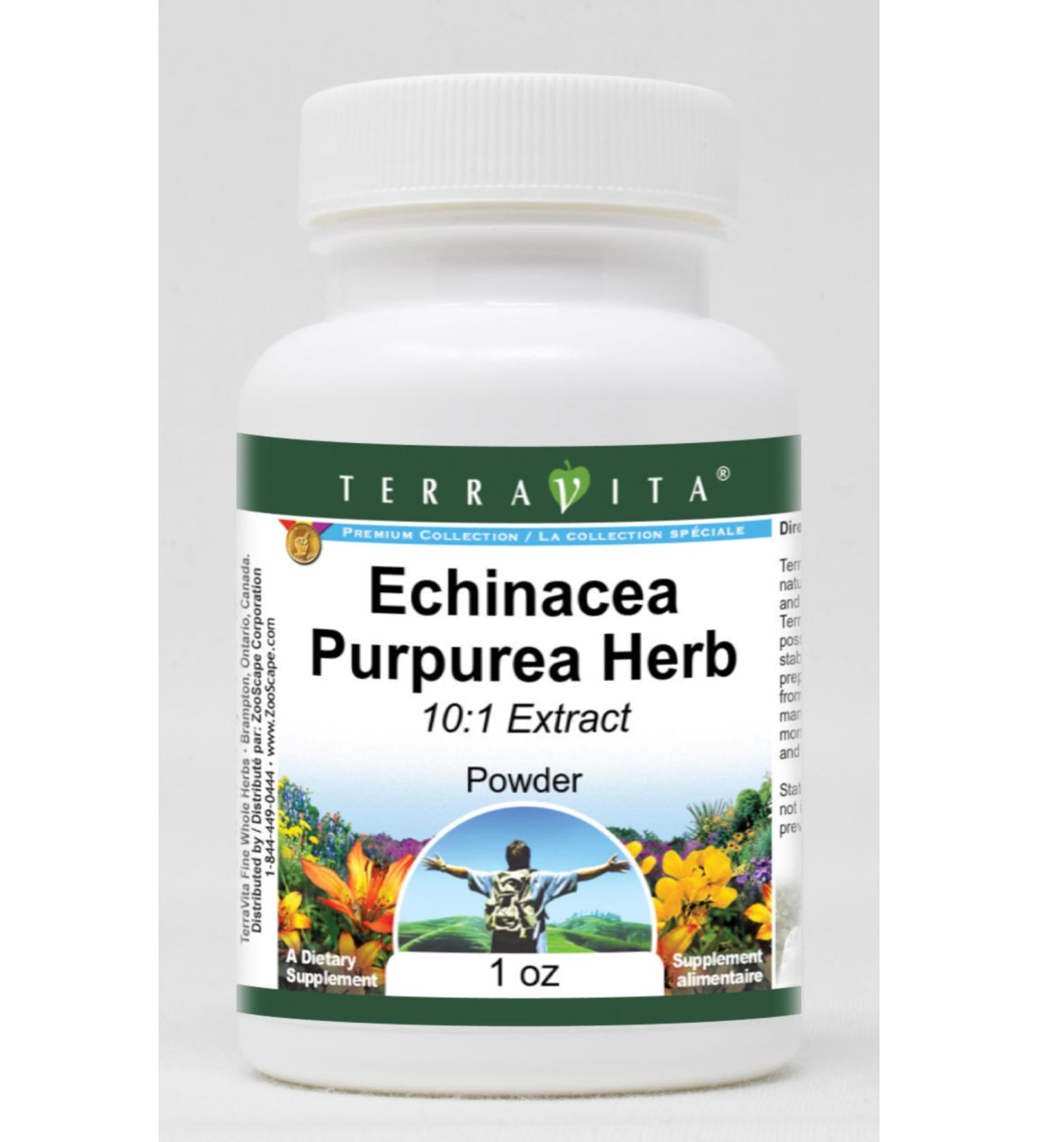Echinacea Purpurea Herb 10:1 Extract Powder (1 oz ZIN: 513861) - Buy Online on GoSupps.com