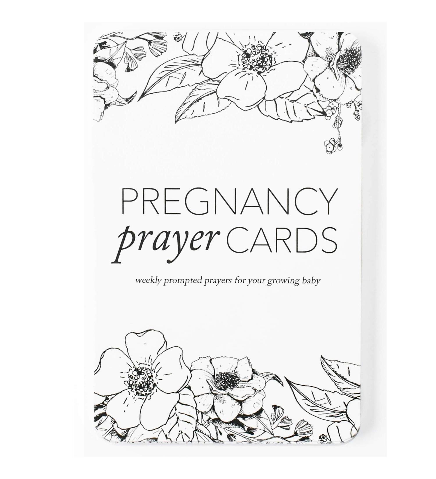 Pregnancy Prayer Cards by Duncan & Stone - Thoughtful Gift for Expecting Moms | Baby Announcement | Baby Shower Present | Prompted Prayer Cards for Parents to Be - Buy Online on GoSupps.com