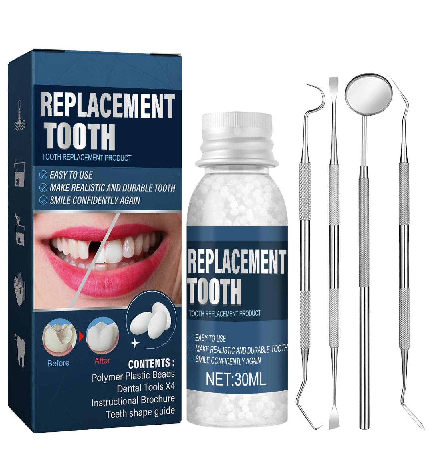 Bandxin Provisional Dentures & Dental Repair Set | Instant Veneers & Thermal Adhesive for Broken Teeth Care - Buy Online on GoSupps.com