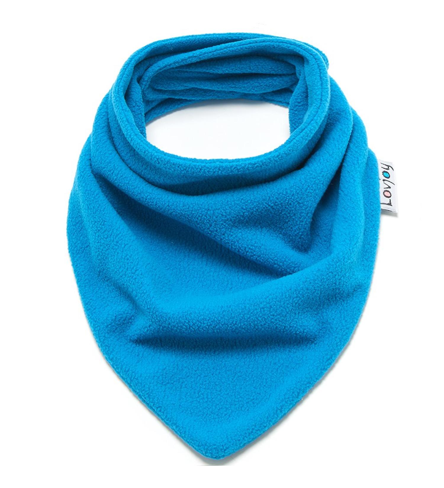 Cute Warm Fleece Baby Toddler Snood Scarf | Soft & Cozy | 6 months - 5 Years | Bright Blue | More Designs for Boys & Girls - Buy Online on GoSupps.com