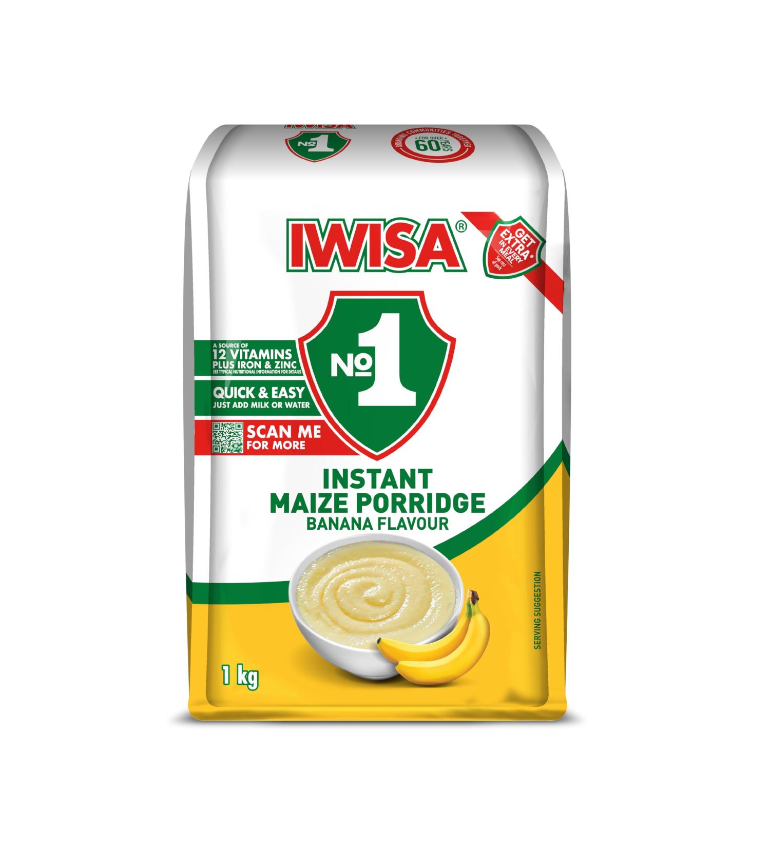 Iwisa Instant Breakfast Porridge Banana - Buy Online on GoSupps.com