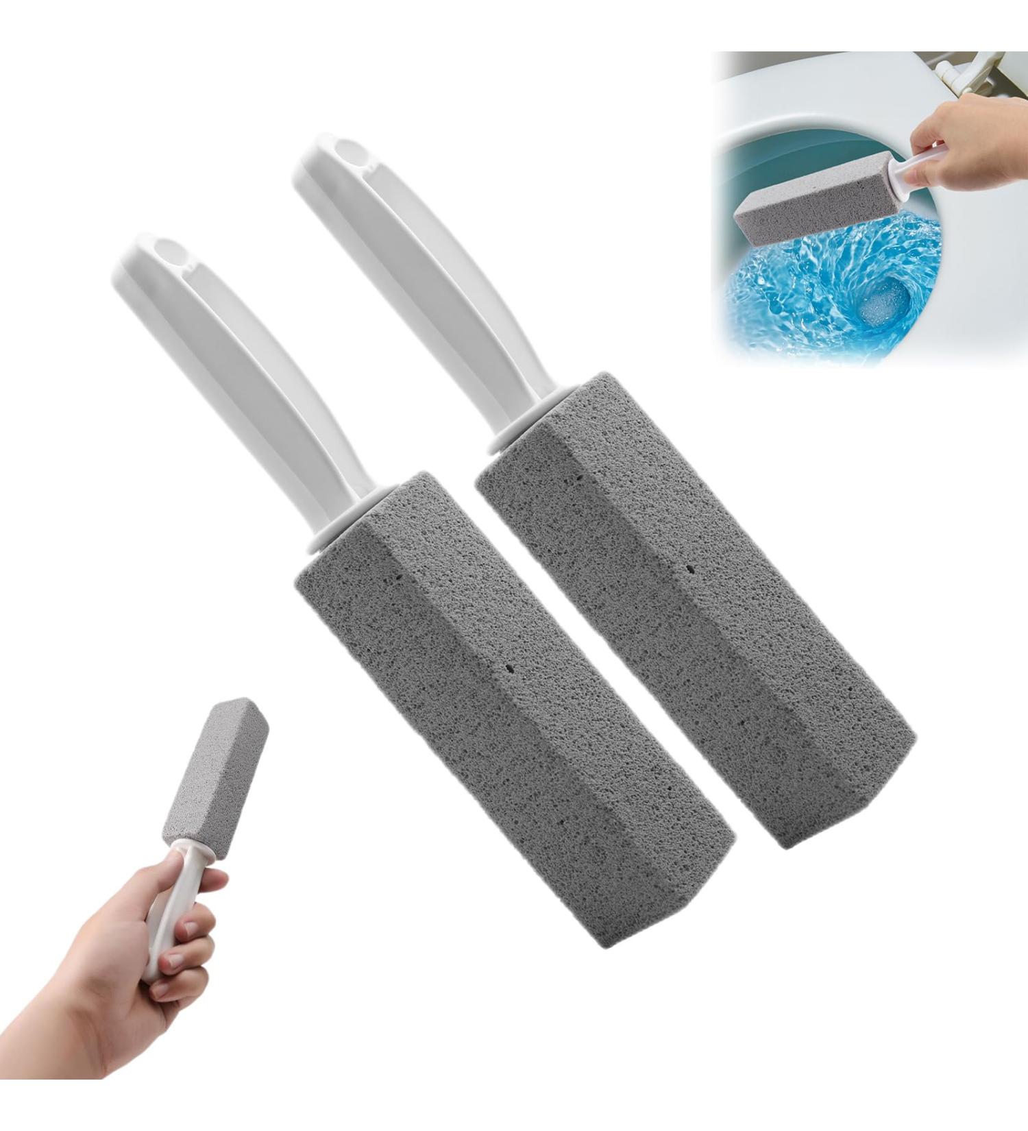 Movkzacv Cleaning Block Toilet - 2 Pumice Stones for Household & Grill Cleaning | Effective Toilet Cleaning Stone - Buy Online on GoSupps.com