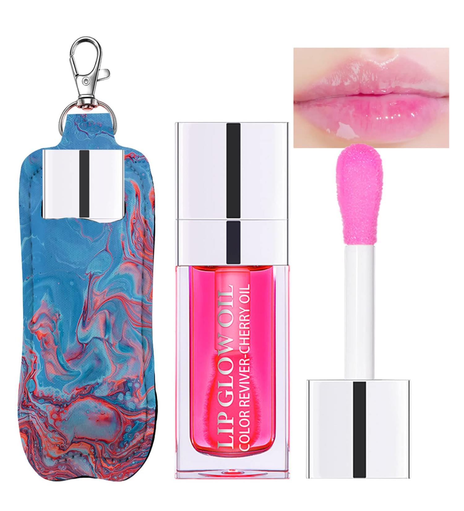 Meilury Plumping Lip Oil - Hydrating Gloss for Lasting Moisture & Nourishment (07 Raspberry Red) - Buy Online on GoSupps.com