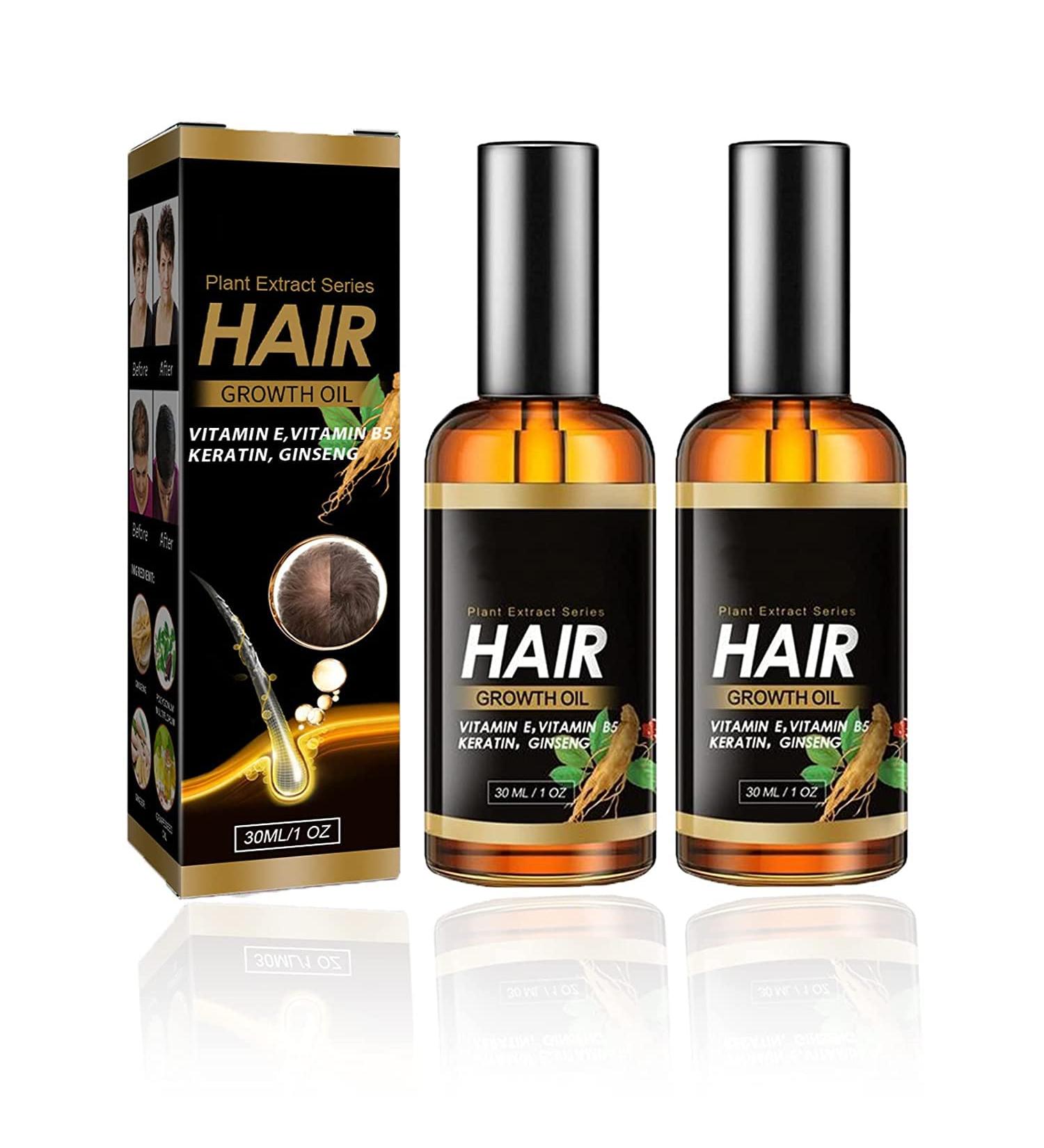 2PCS Suna Plant Extract Hair Growth Oil S rum De Croissance des Cheveux Huile De Repousse des Cheveux Au Gingembre S rum anti-chute de cheveux Hair Growth Serum S rum booster de croissance des cheveux - Buy Online on GoSupps.com