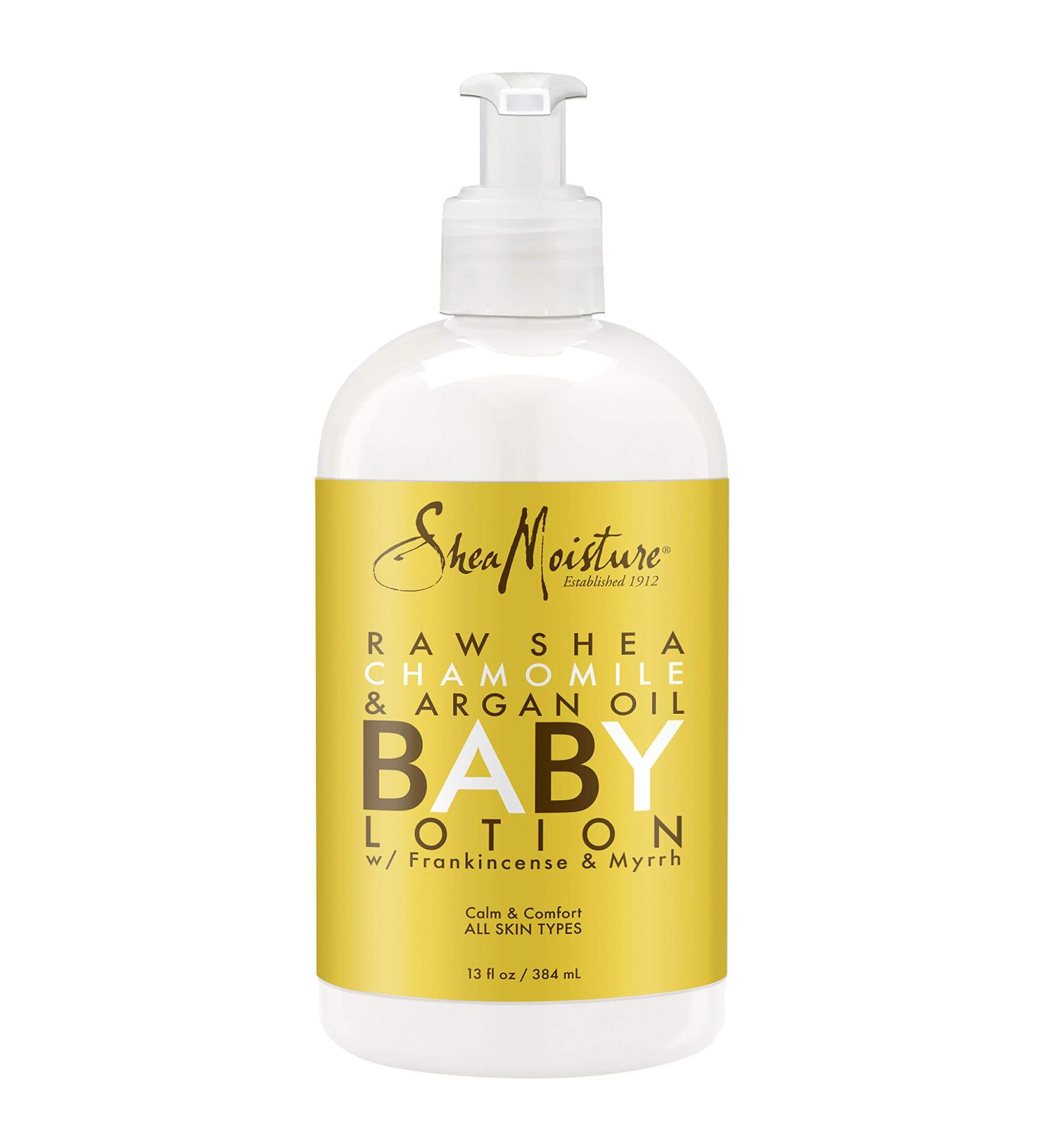 SheaMoisture Baby Lotion 13 oz - Raw Shea Chamomile & Argan Oil with Frankincense & Myrrh - Buy Online on GoSupps.com