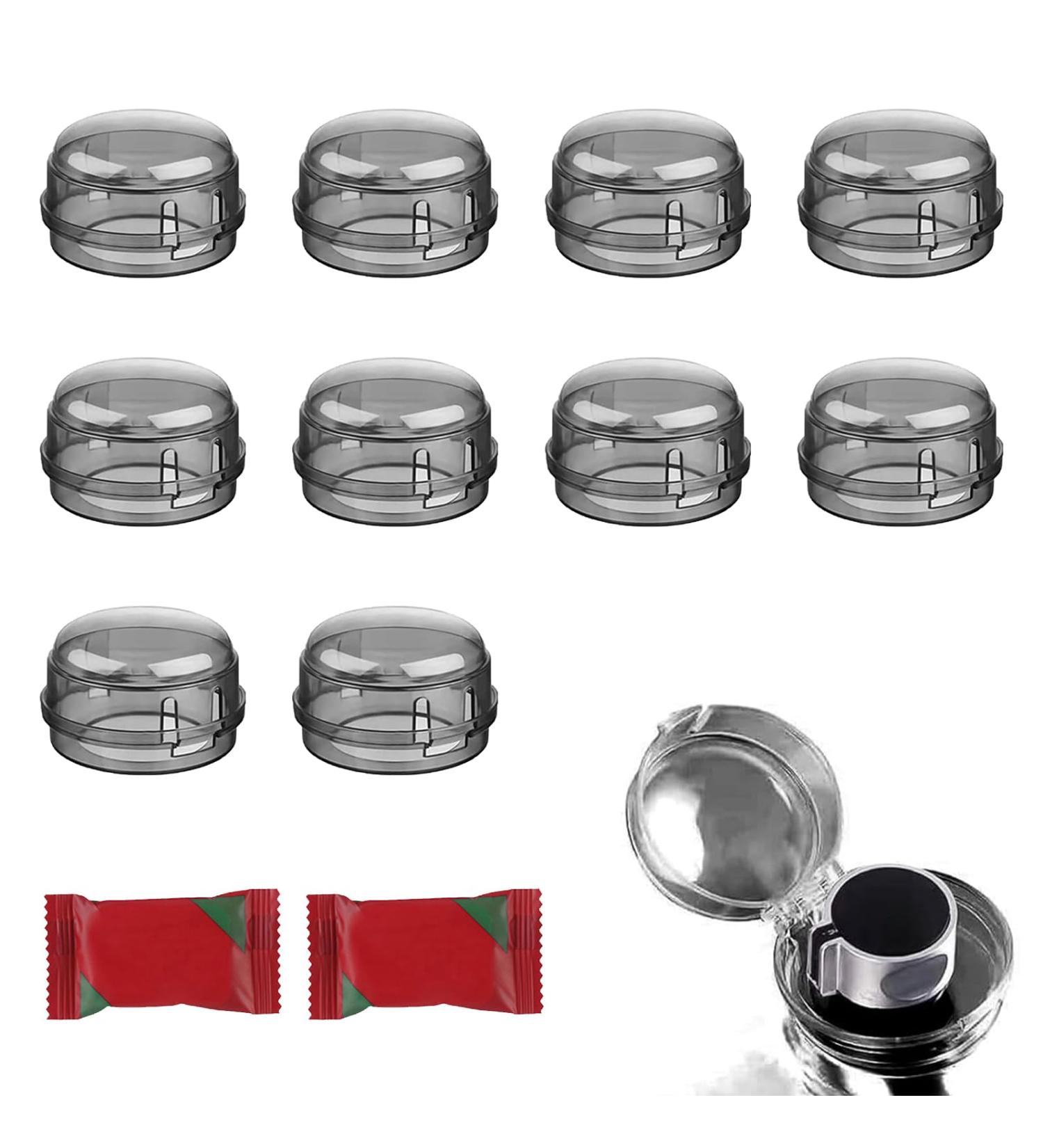 10 PCS Herd Knob Covers | Stove Switch Protection & Child Safety Buttons | Baby Proofing Gas Stoves - Buy Online on GoSupps.com