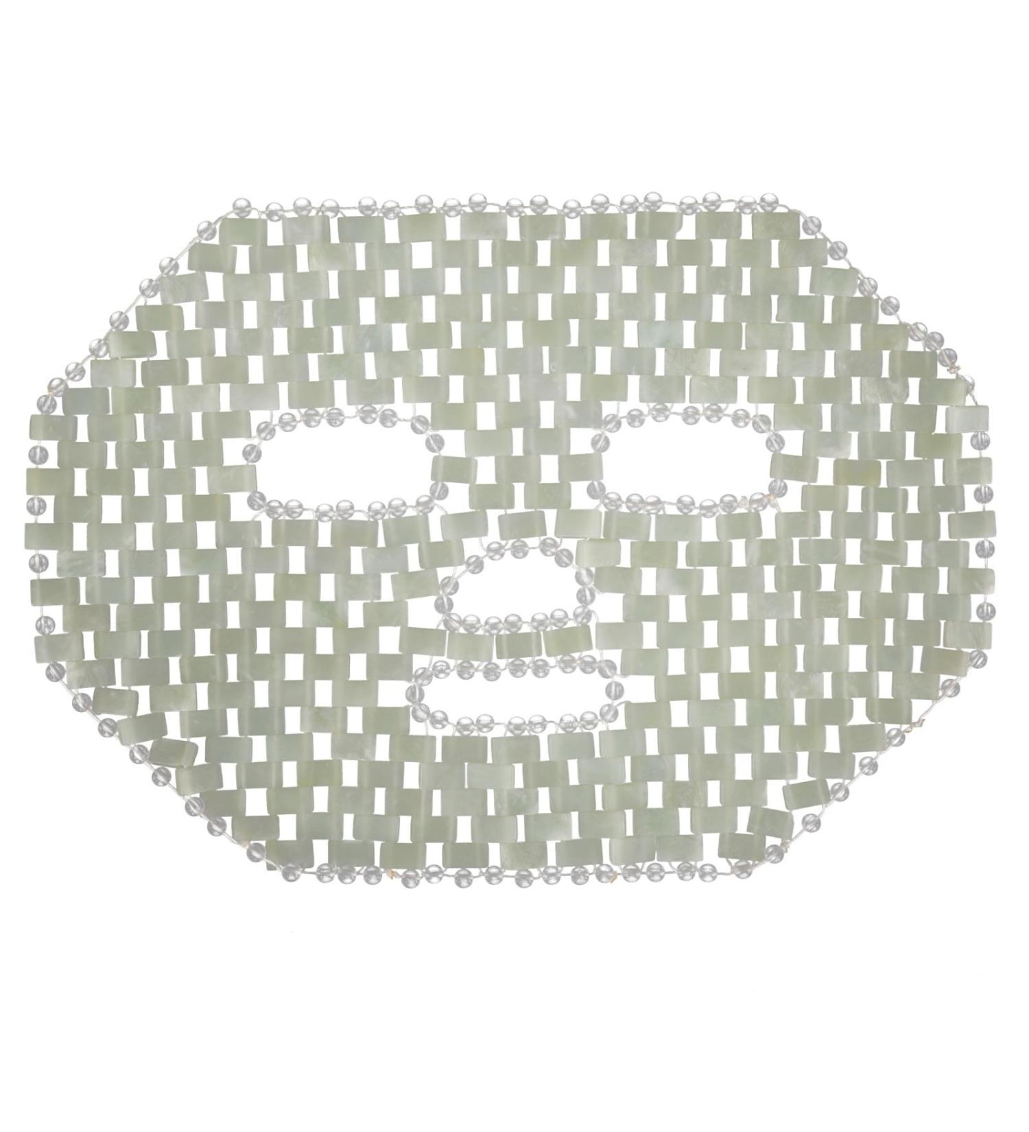 INOOMP Masque de Massage en Jade Naturel 11 X8 Yeux Effet Rafra chissant Soulagement des Gonflements et Relaxation Sommeil Maison - Buy Online on GoSupps.com