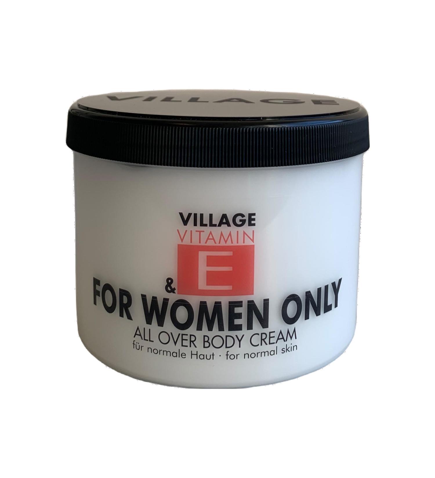 Village Cosmetics Vitamin E Body Cream (Floral Scent Intense Hydration Fast Penetrating Texture) 950619 - Buy Online on GoSupps.com