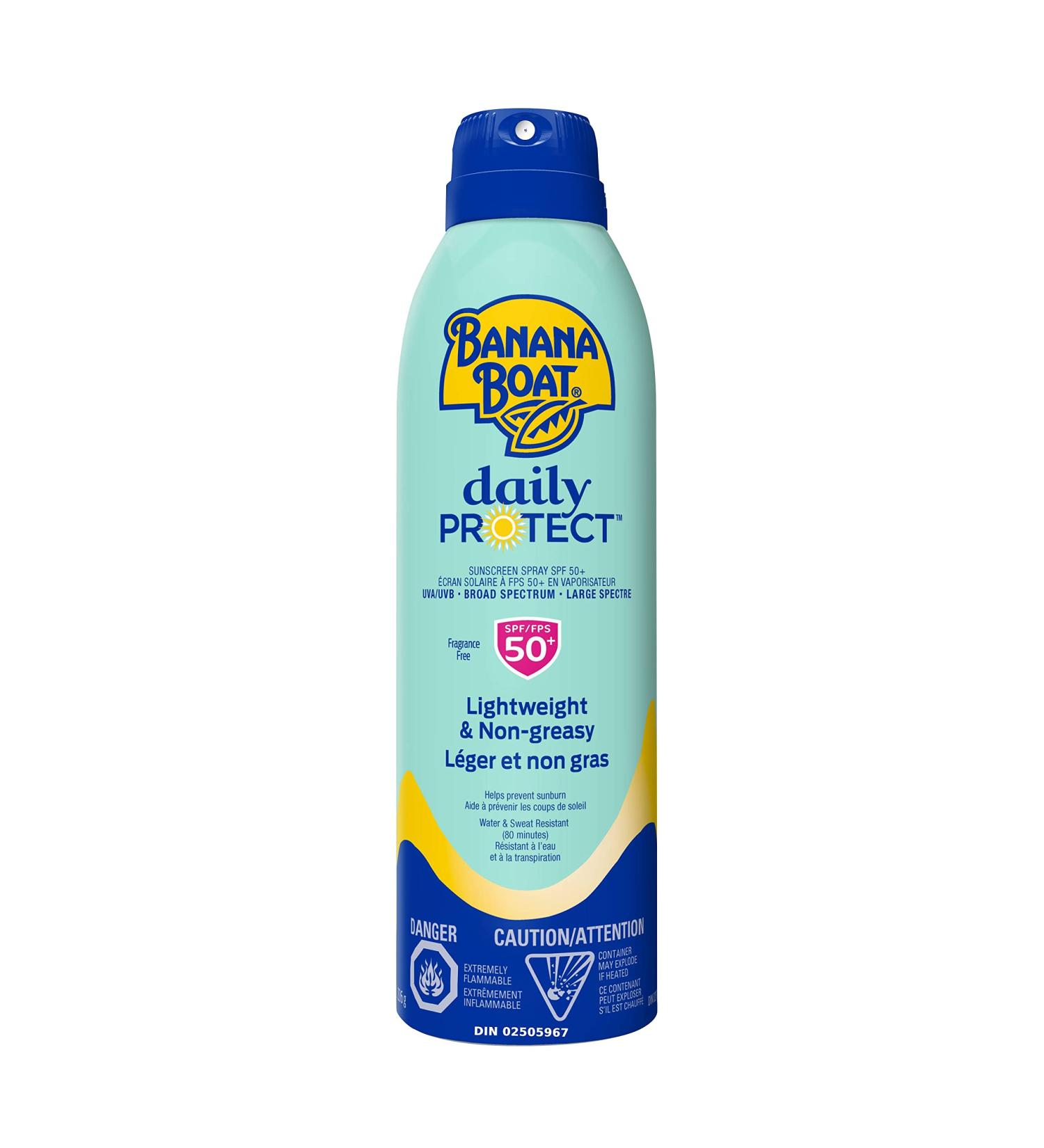 Banana Boat Daily Protect Lightweight Sunscreen Spray for Every Day Use Spf 50+ 226 gram - Buy Online on GoSupps.com