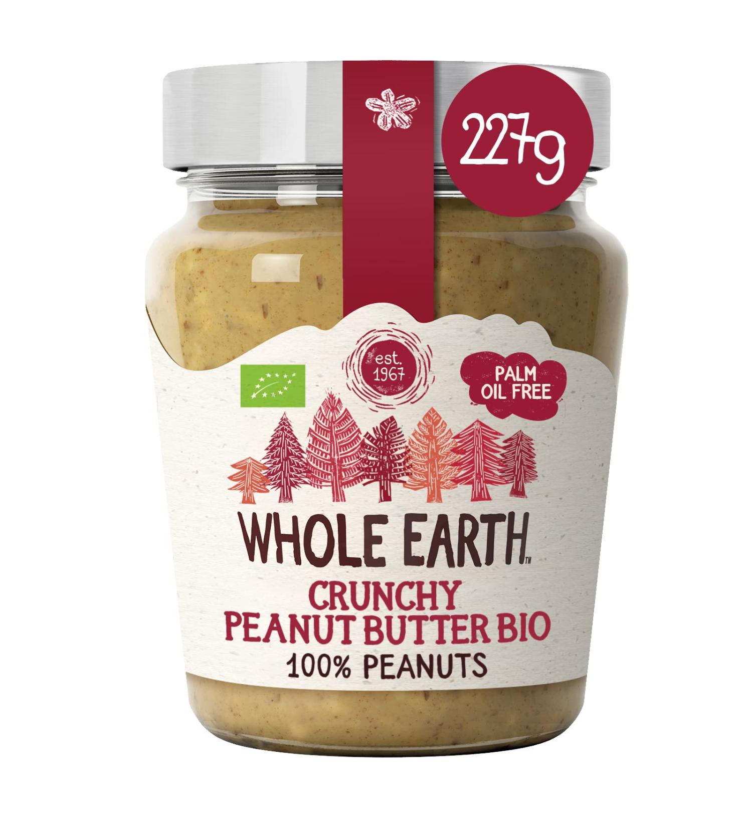 Organic Crunchy Peanut Butter 227g - Buy Online on GoSupps.com