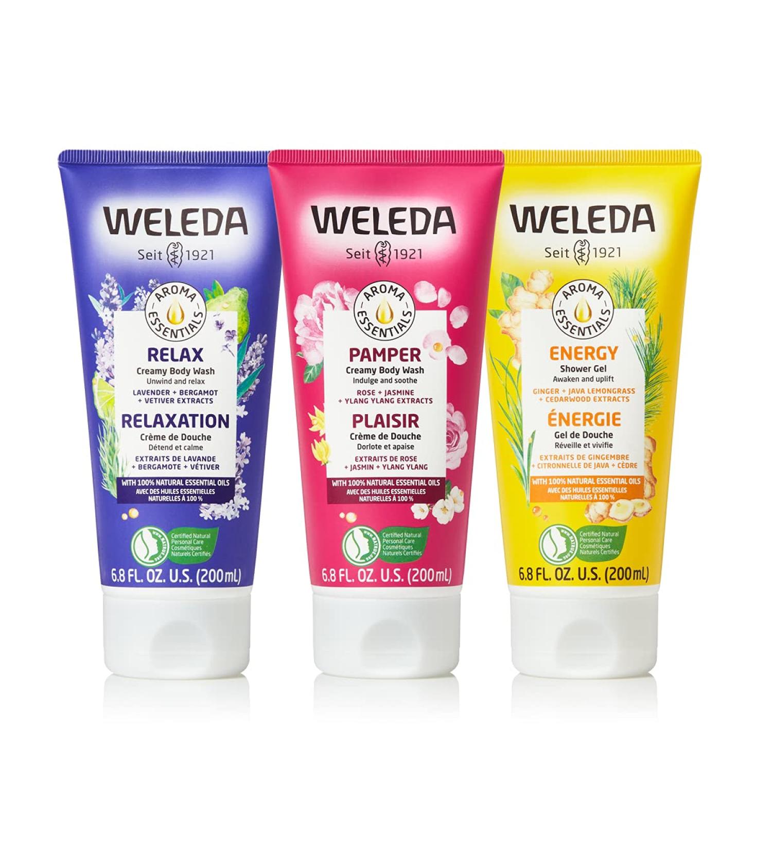 Weleda Aroma Essentials Energy Shower Gel 6.8 fl oz - Revitalize & Refresh - Buy Online on GoSupps.com
