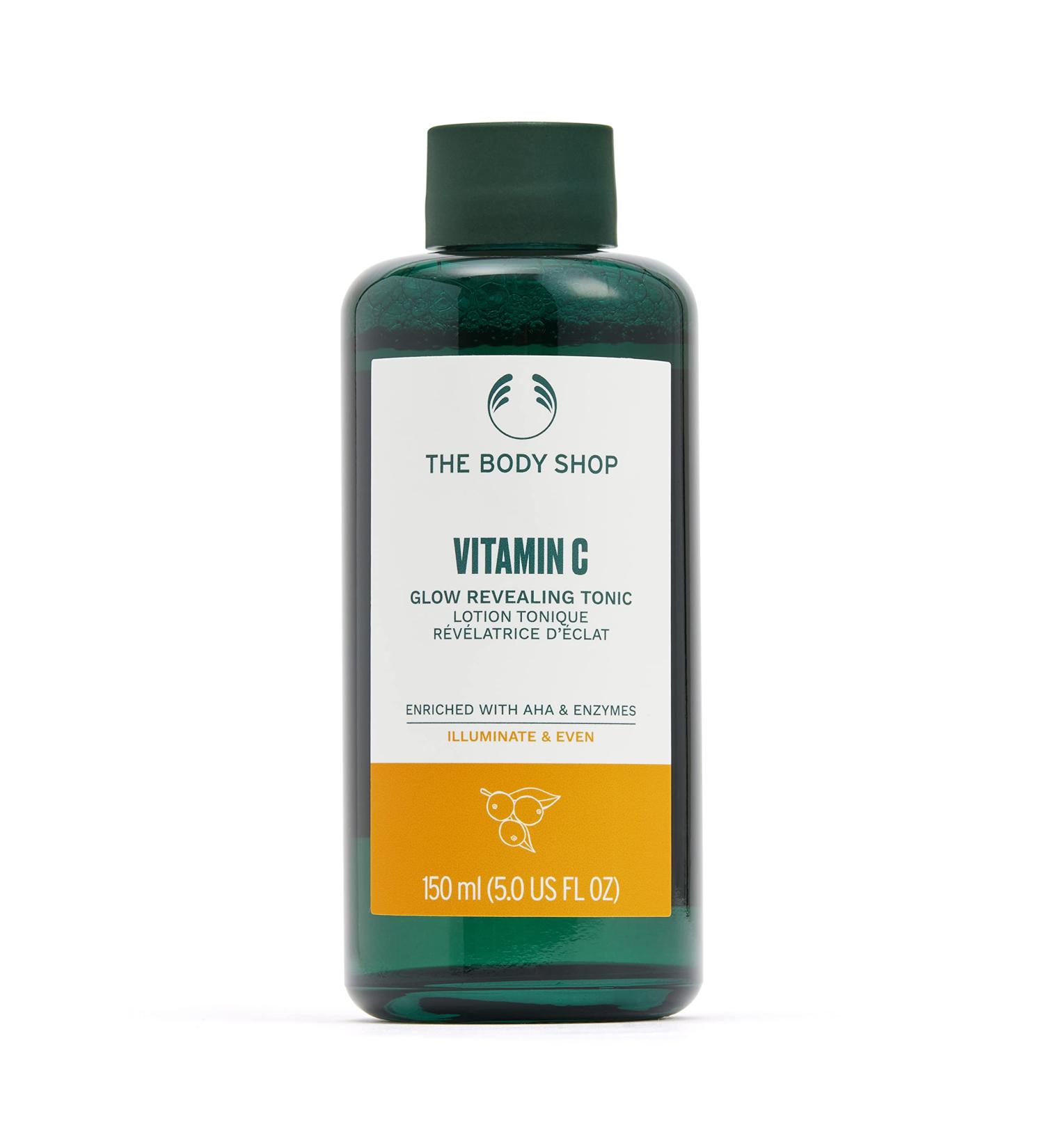 Buy The Body Shop Vitamin C Glow Revealing Tonic - Illuminating & Even Skin Solution - 5 Fl Oz | International Shipping Available - Buy Online on GoSupps.com