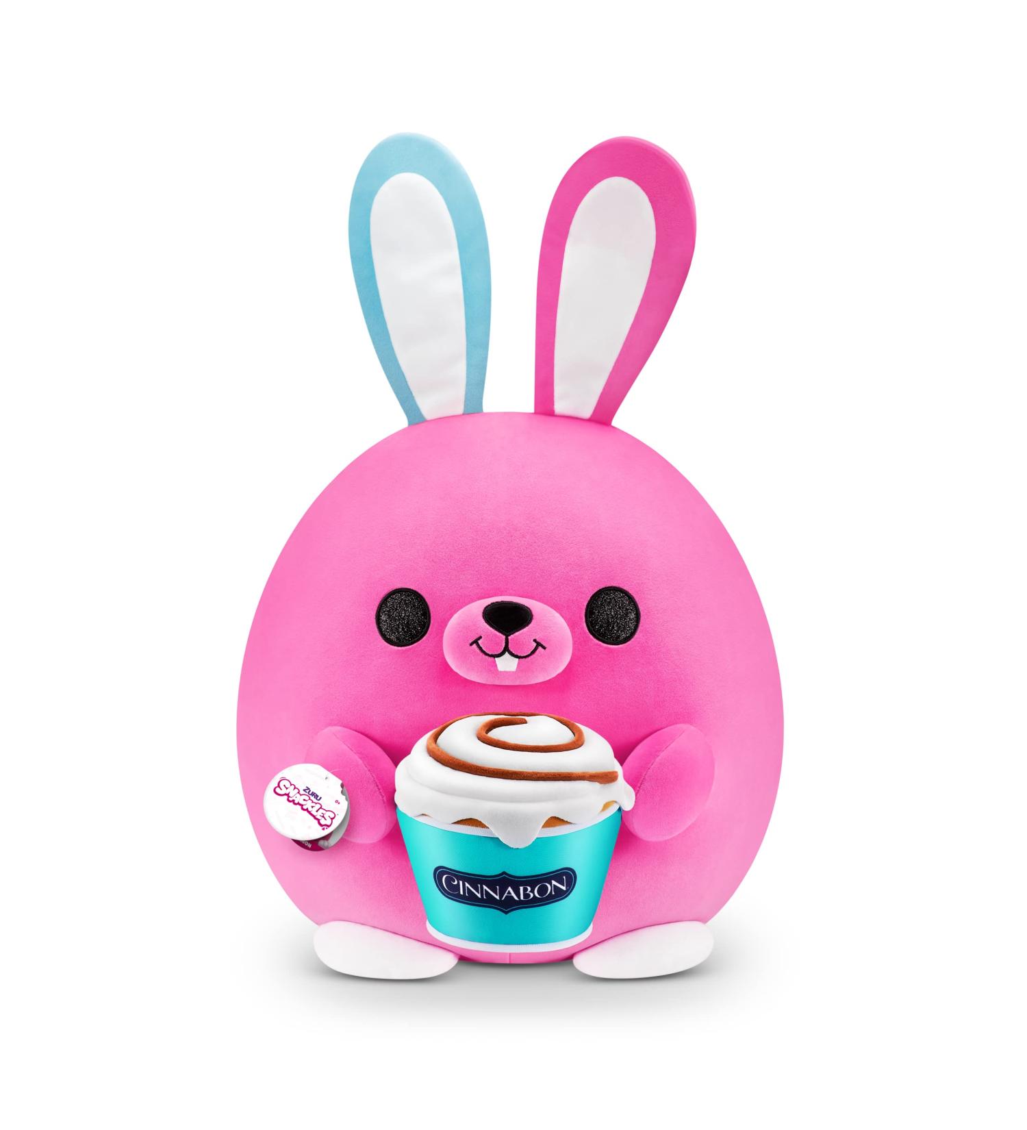 Bunny Surprise Medium Plush - Snackles Series 1 | Ultra Soft & Cuddly 35 cm Squishy Comfort Toy with Snack Brand Accessory | Ages 3 - Buy Online on GoSupps.com