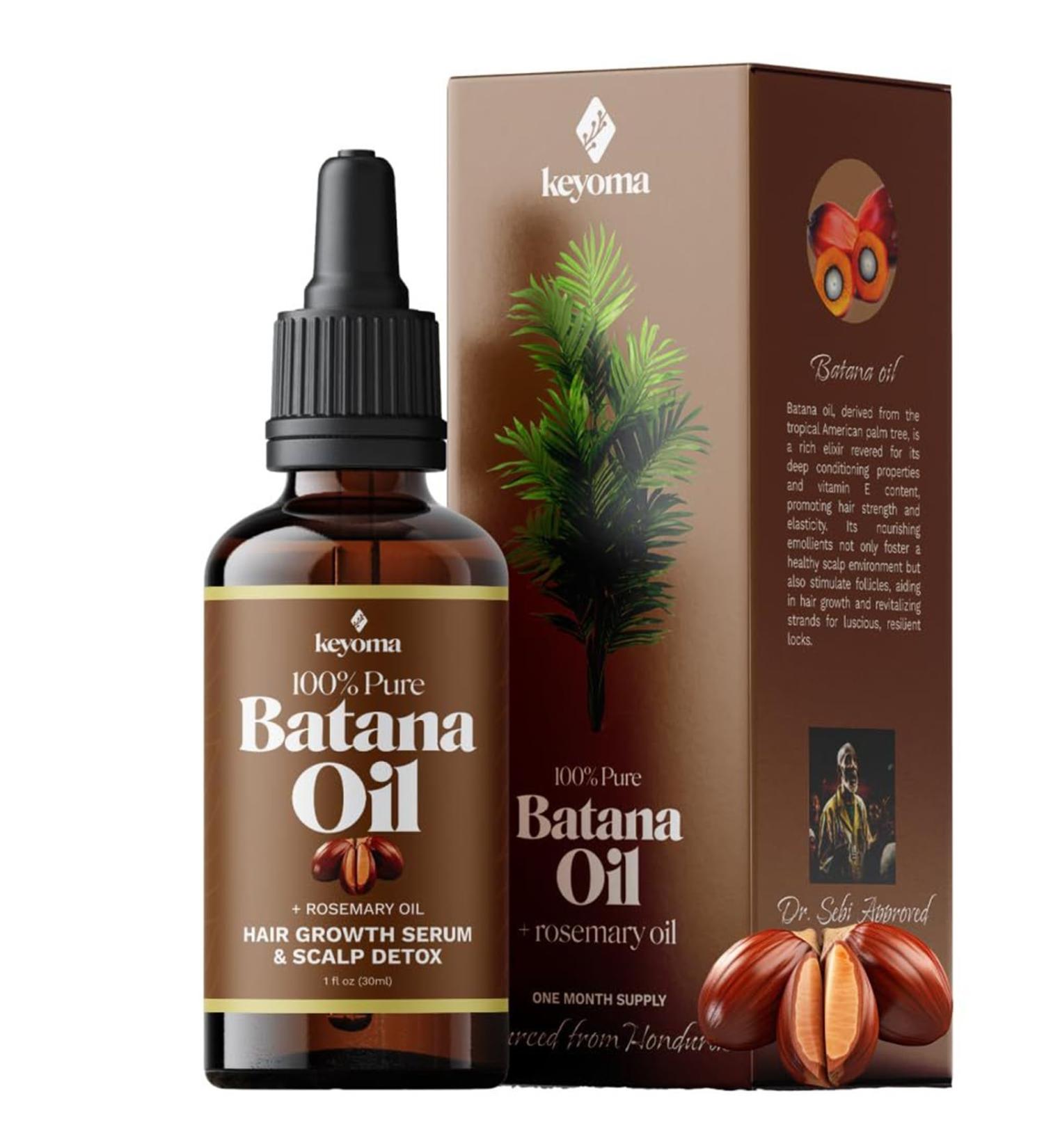 Keyoma Batana Oil Keyoma Batana Oil Keyoma Batana Oil for Hair Growth Keyoma Batana Oil for Hair 100% Pure Batana Oil and Keyoma Rosemary Oil (1PC) - Buy Online on GoSupps.com