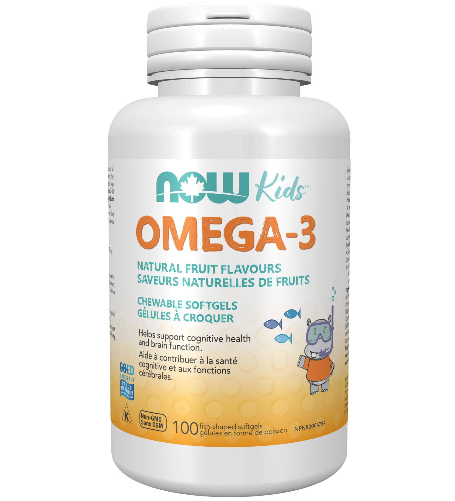 Now Kids Omega-3 (was Squishy Fishies) 100gel - Buy Online on GoSupps.com