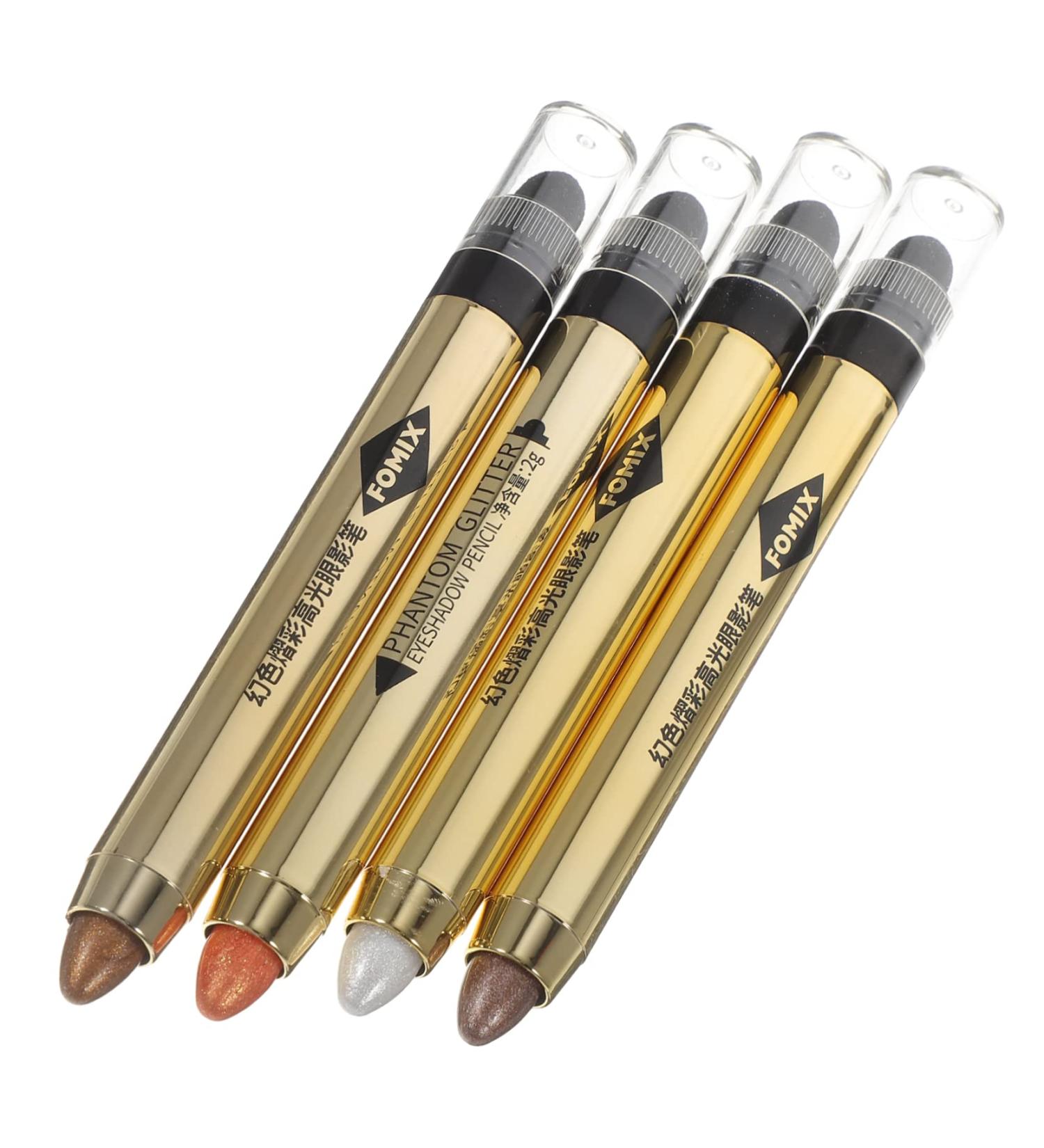 Outanaya 4pcs Glitter Eyeshadow Stick Eyeshadow Crayon Plastic Glitter Eyeshadow - Buy Online on GoSupps.com