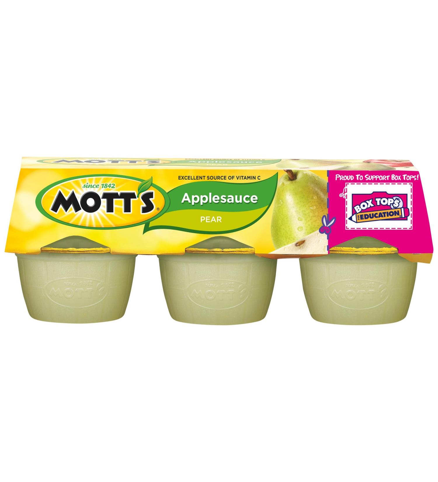 Mott's Applesauce, Pear, 4 oz