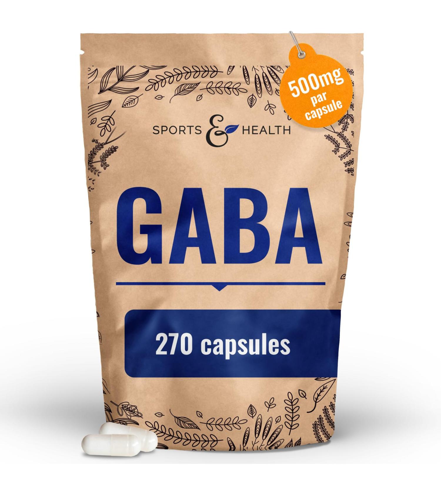 G lules de GABA haute dose - 500 mg par g lule - 270 g lules de 500 mg - Vegan - Acide Gamma Aminobutyrique - 100% Naturel - Buy Online on GoSupps.com