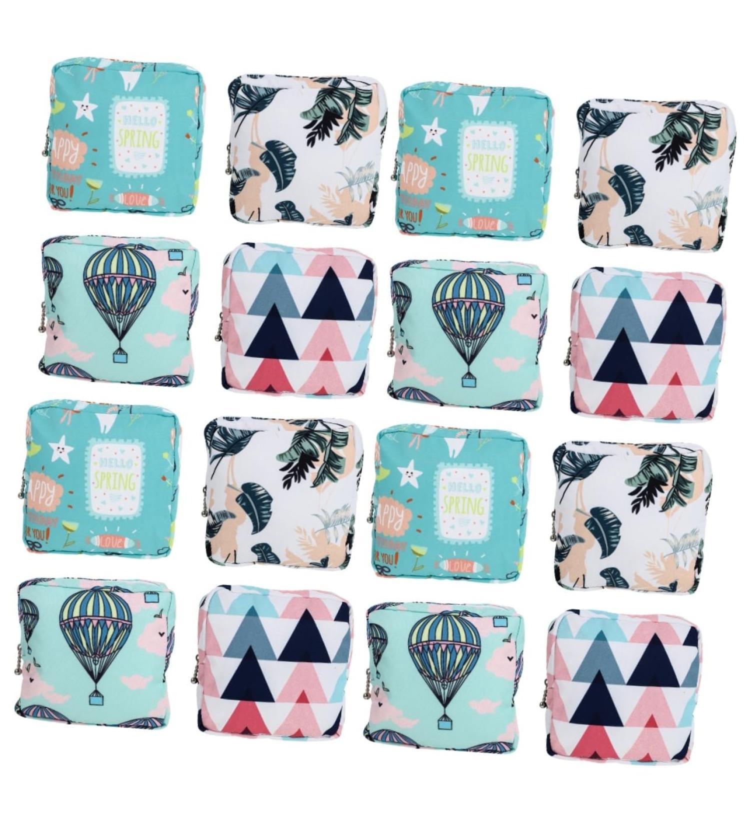 Lurrose 16 PCS Storage Bag for Women's Bandages & Filigree Holder - Small Cosmetic Bag Travel Jewelry Wallet | Shop Now! - Buy Online on GoSupps.com