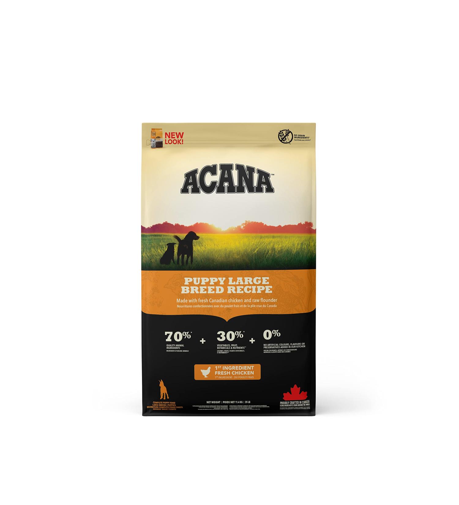 Acana Large Breed Puppy Food - 25 lbs - Buy Online on GoSupps.com