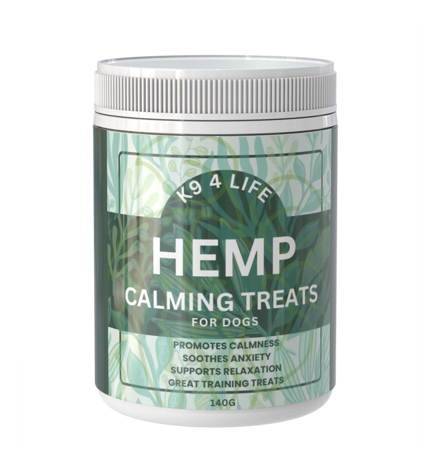 K9 4 Life Calming Treats for Dogs | Reduce Anxiety & Stress | All Breeds & Sizes | 90 Extra Large Chews - Buy Online on GoSupps.com