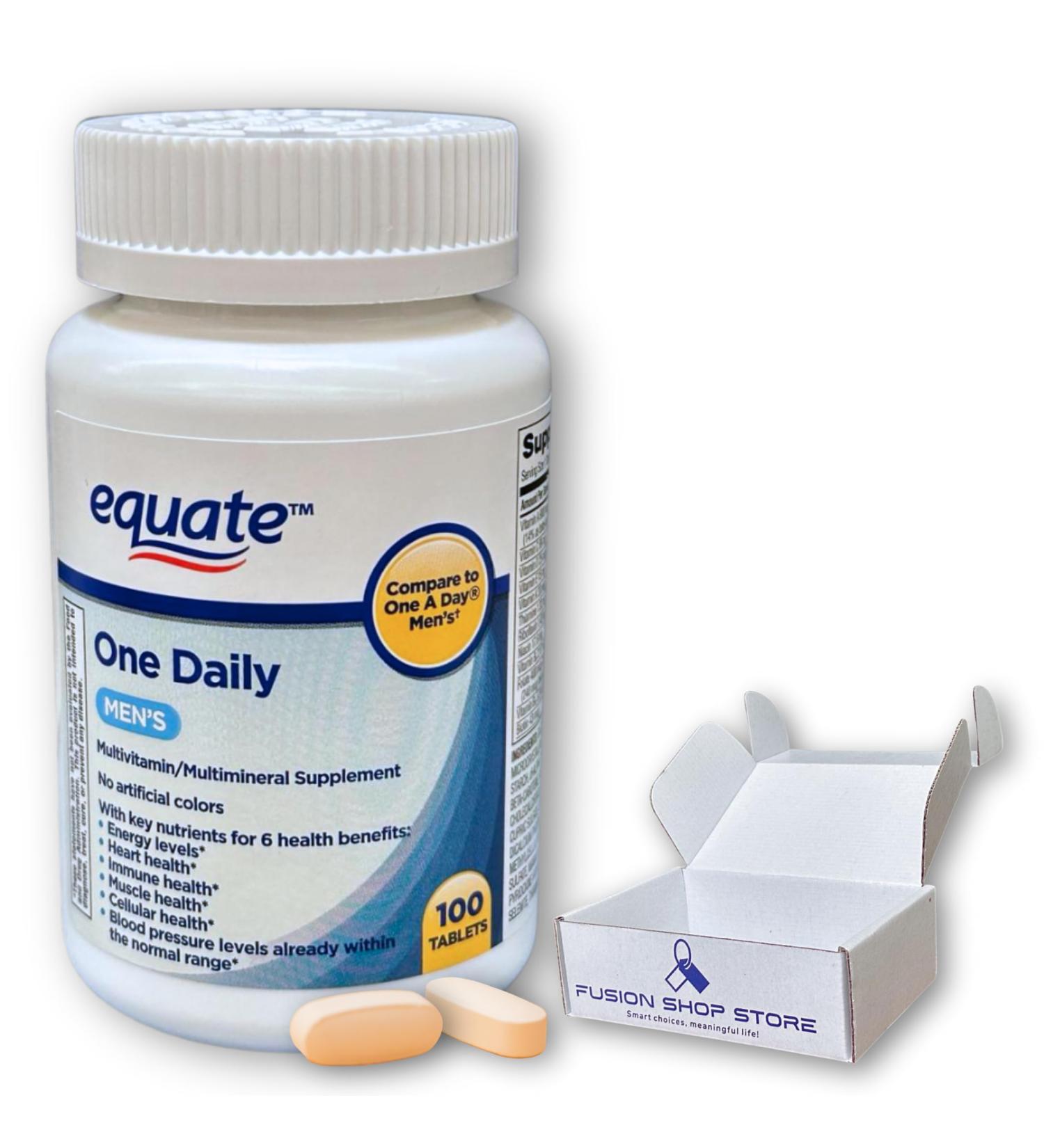 Multivitamin Multimineral Man One Daily- Tablets 100ct (Pack of 1) Boxed by Fusion Shop Store - Buy Online on GoSupps.com