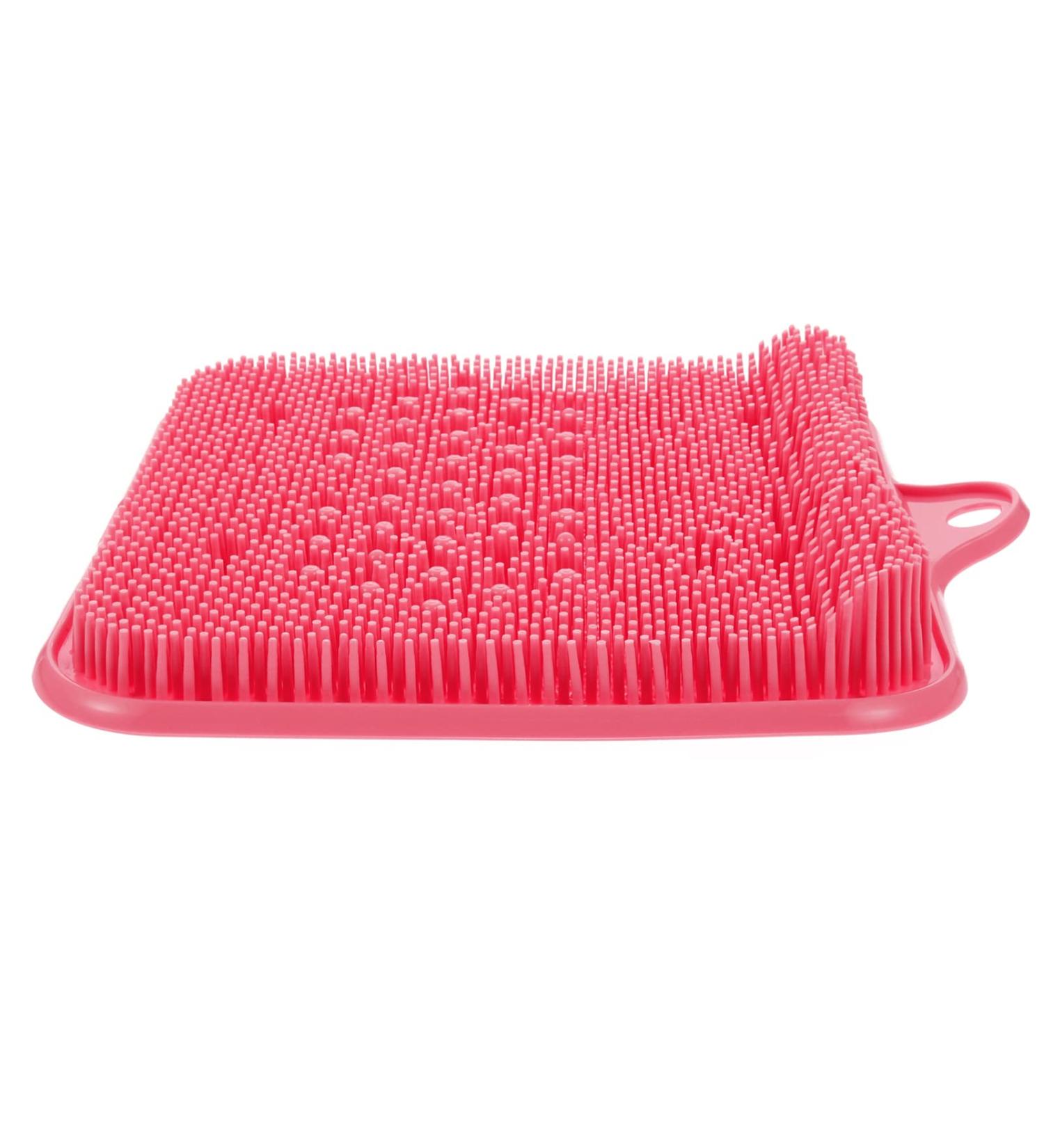 Premium Foot Massage Cushion - Foot Massager & Scrubber for Relaxation | Ideal Tool for Shower & Bath | Perfect for Pregnant Women | PVC Suction Design - Buy Online on GoSupps.com