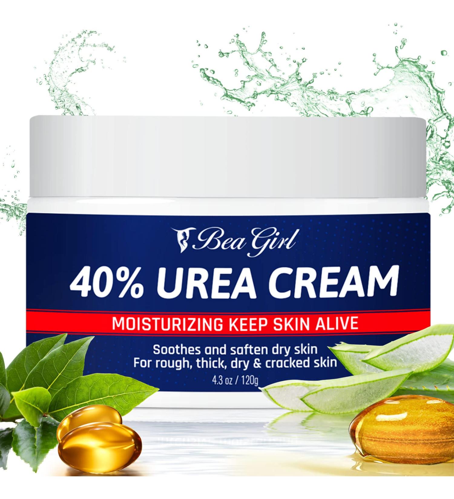 Urea Cream 40% for Intensive Foot Repair & Callus Remover - Softens and Moisturizes Dry Cracked Feet - Buy Online on GoSupps.com