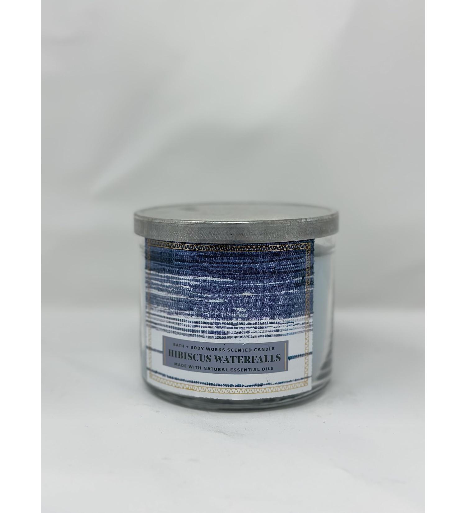 Hibiscus Waterfall 3 Wick Candle 14.5 oz / 411 g Made with Natural Essential Oil