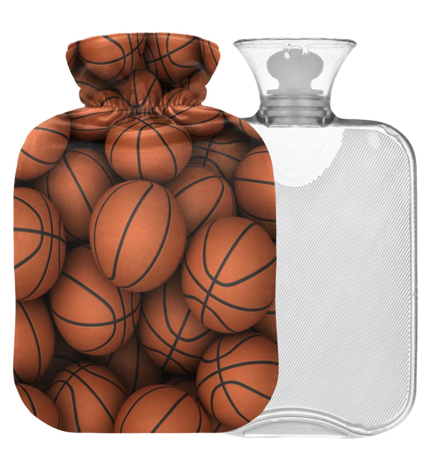 Buy Naanle 2L Basketball Hot Water Bottle - Transparent Large Hand Warmer for Pain Relief & Heat Therapy | International Shipping - Buy Online on GoSupps.com