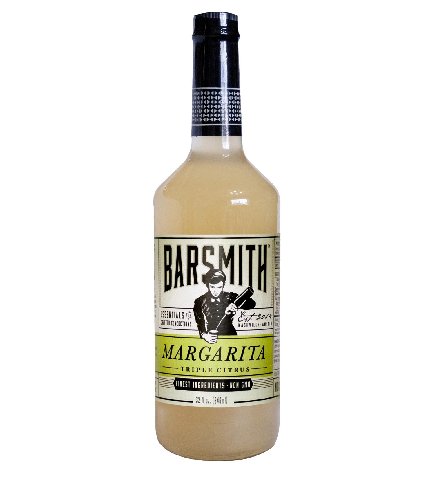 Barsmith Margarita Mix - Triple Citrus Blend (32 oz) | Lime, Orange & Lemon Juice - Buy Online on GoSupps.com