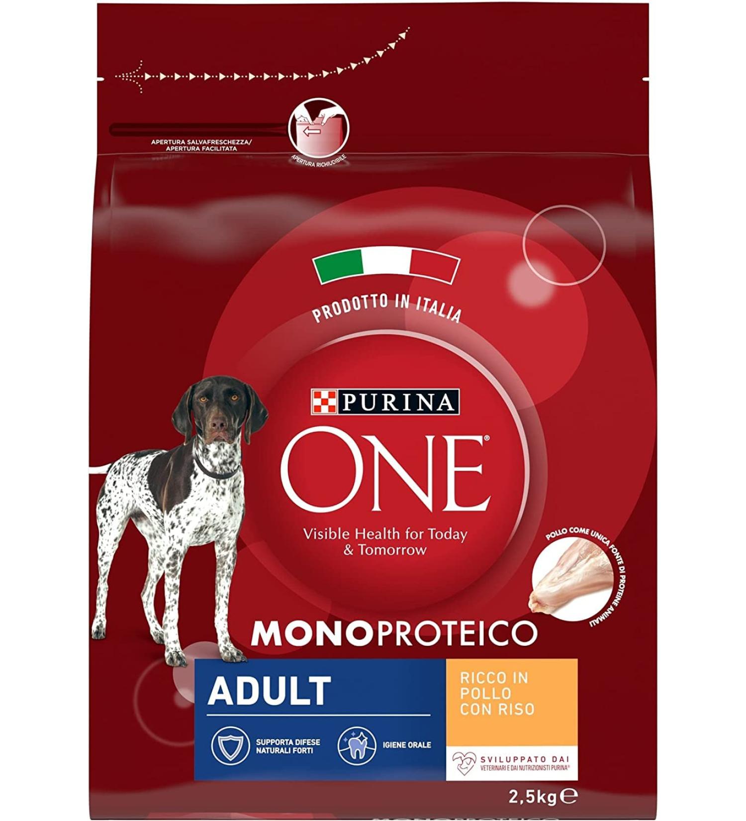 Purina One Monoprotein Adult Dog Food with Chicken 2.5 kg - Buy Online on GoSupps.com