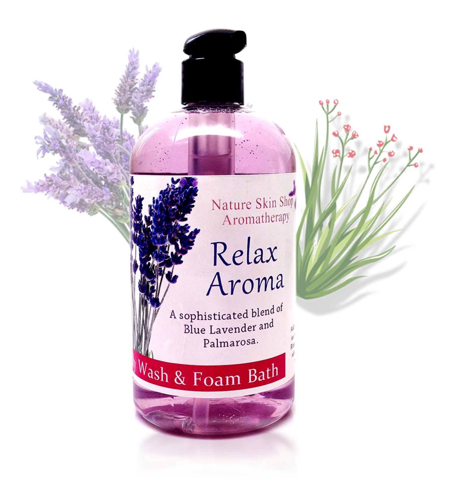 Aromatherapy Relax Lavender Shower Bath Gel 16 Ounce