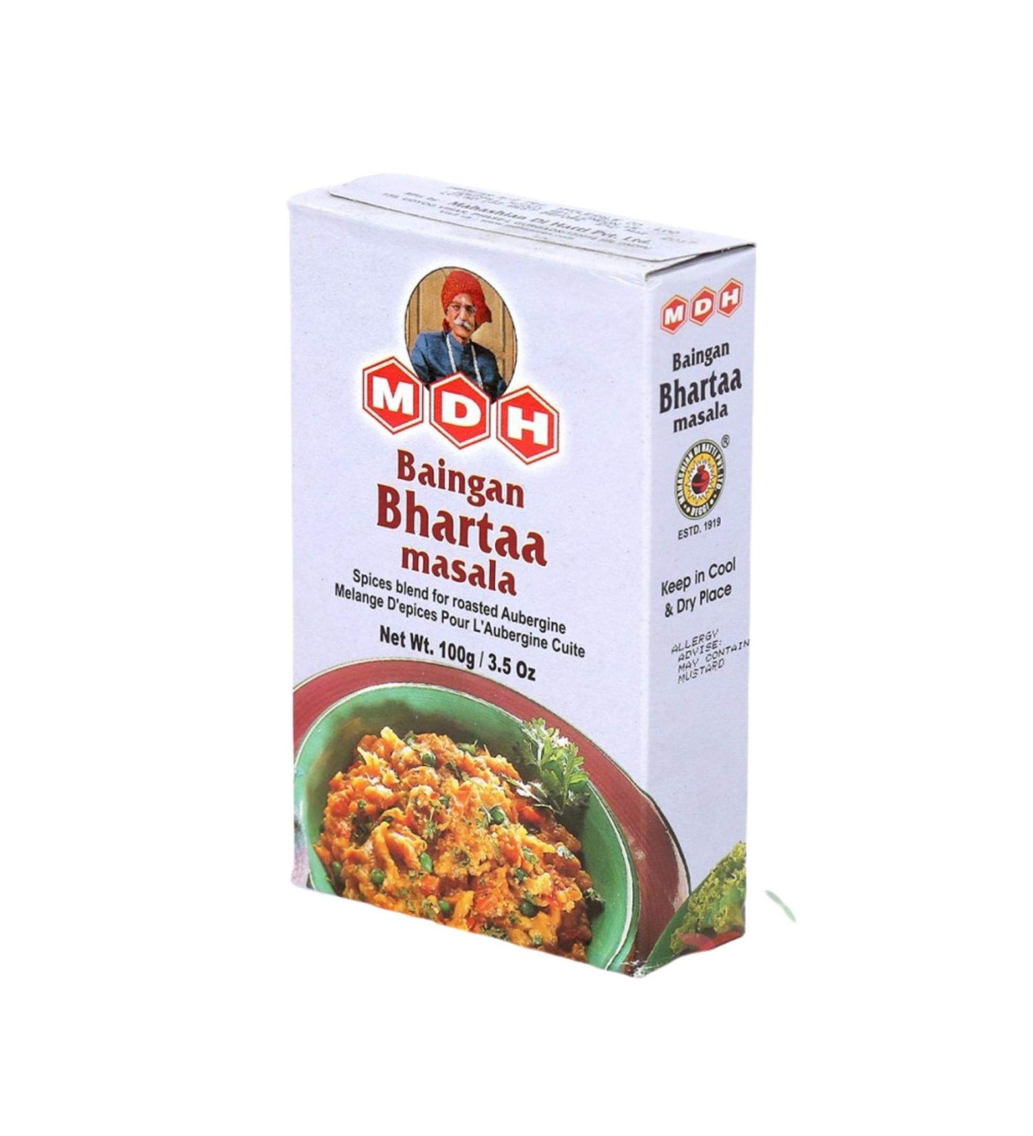 Mdh Bhartha Masala 100g - Authentic Indian Spice Blend for Delicious Baingan Bharta - Buy Online on GoSupps.com