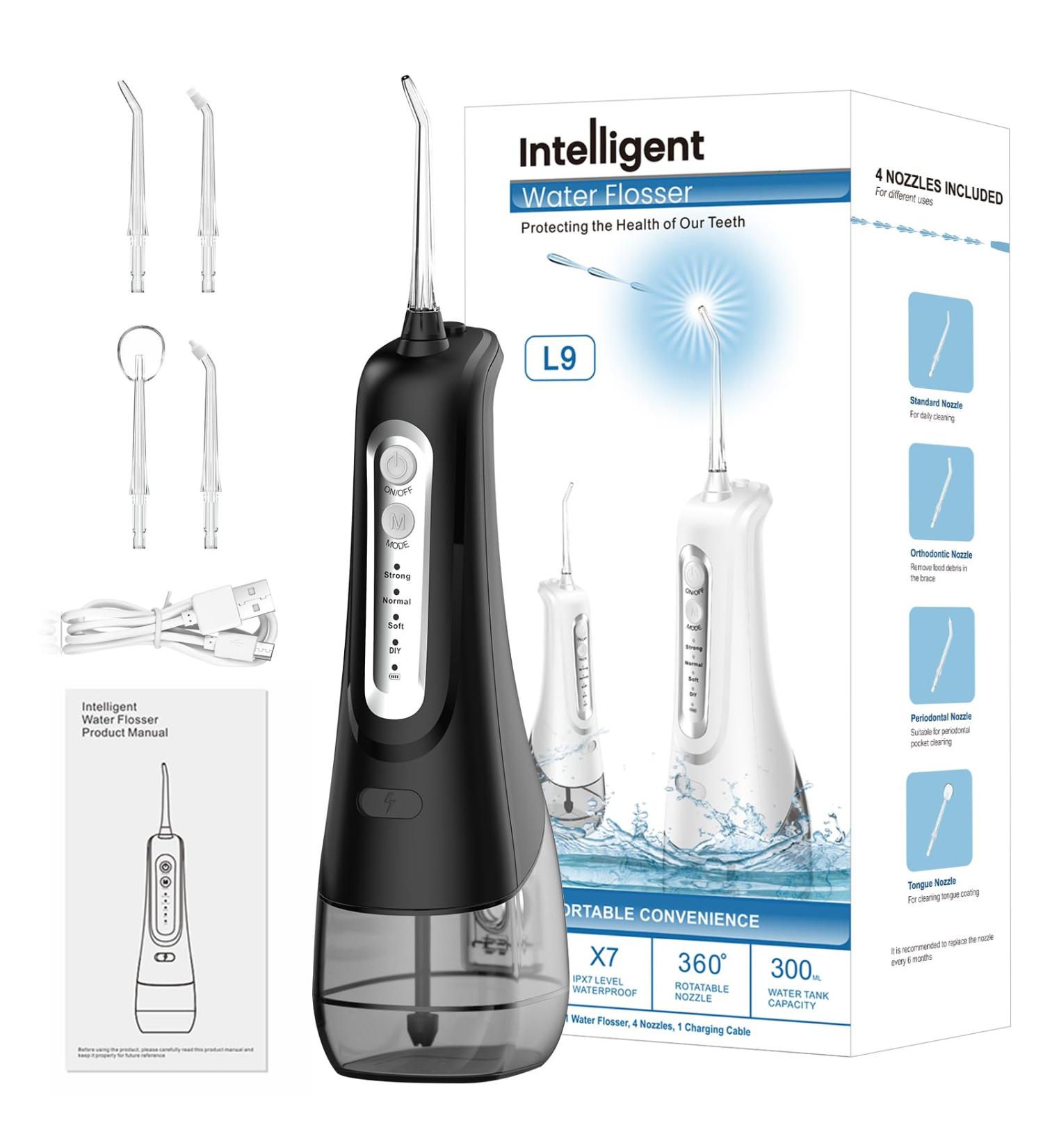 Mouth Shower Wireless - 4 Cleaning Modes IPX7 Waterproof USB Rechargeable Dental Care - Ideal for Home & Travel - Buy Online on GoSupps.com