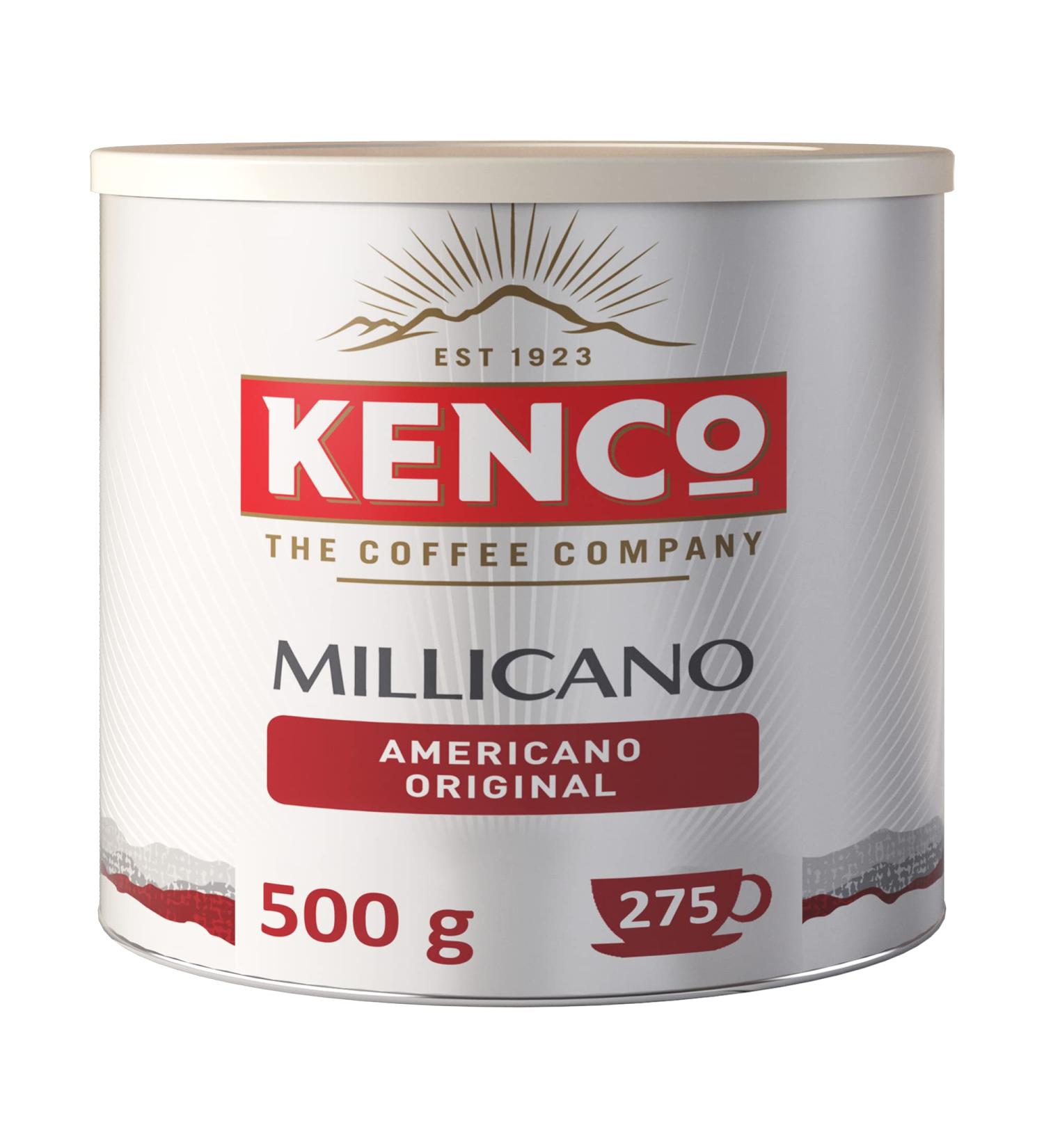 Kenco Millicano Americano Instant Coffee 500g Tin - Unflavoured | Pack of 1 - Buy Online on GoSupps.com
