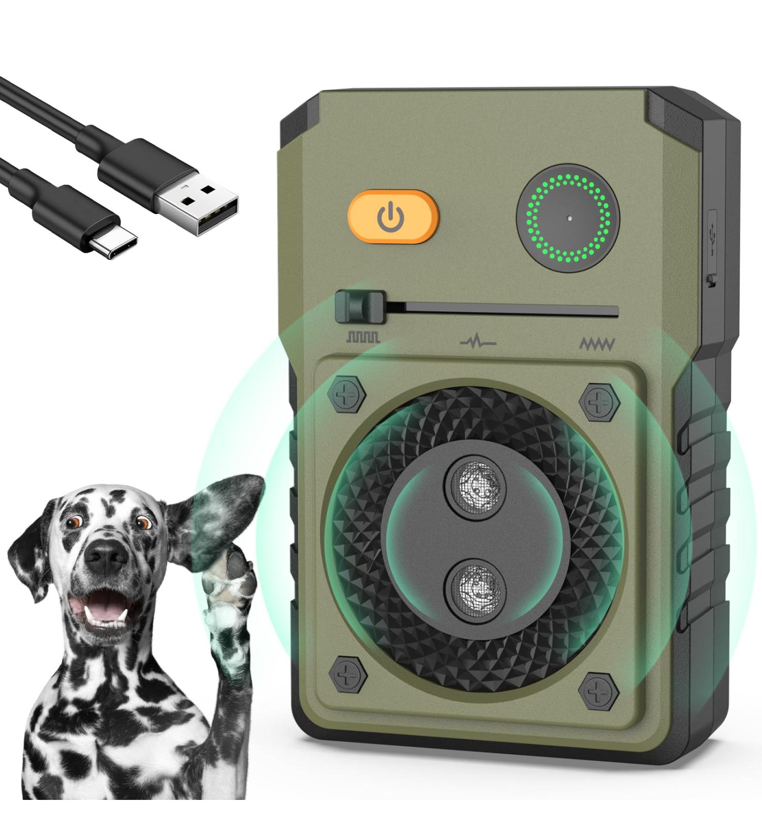 Bubbacare Anti Bell Device for Dogs - Ultrasonic Anti-Bell Remedy 3 Modes 50-Foot Range - Safe for Small & Large Dogs Indoors & Outdoors - Color 62 - Buy Online on GoSupps.com