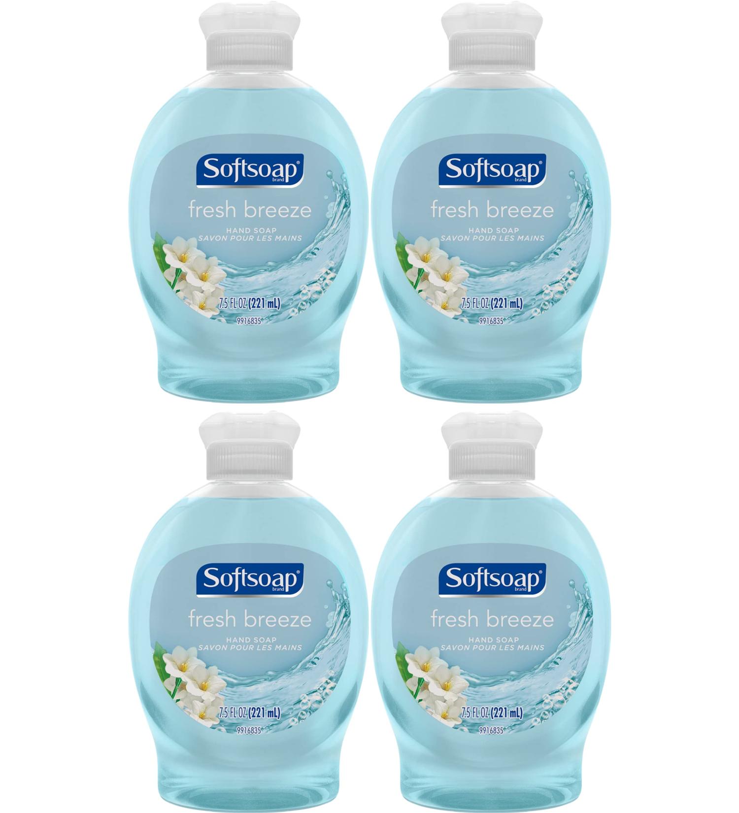 Softsoap Fresh Breeze Hand Soap - 7.5 oz (Pack of 4) - Buy Online on GoSupps.com