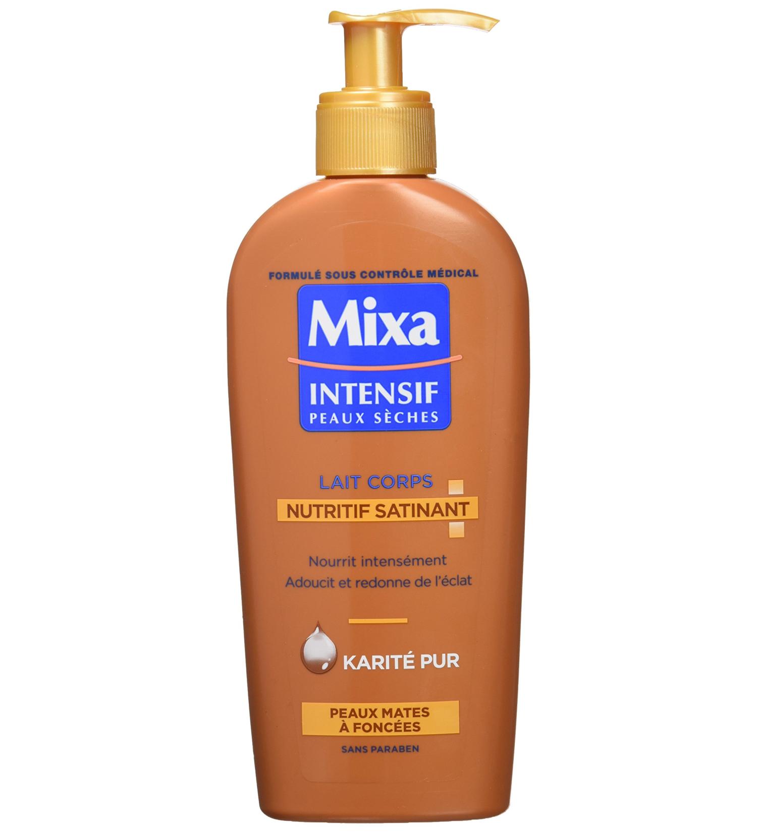 Mixa Intensive Dry Skin Silky Nutritive Body Milk with Shea Butter for Matte to Dark Skin 250 ml