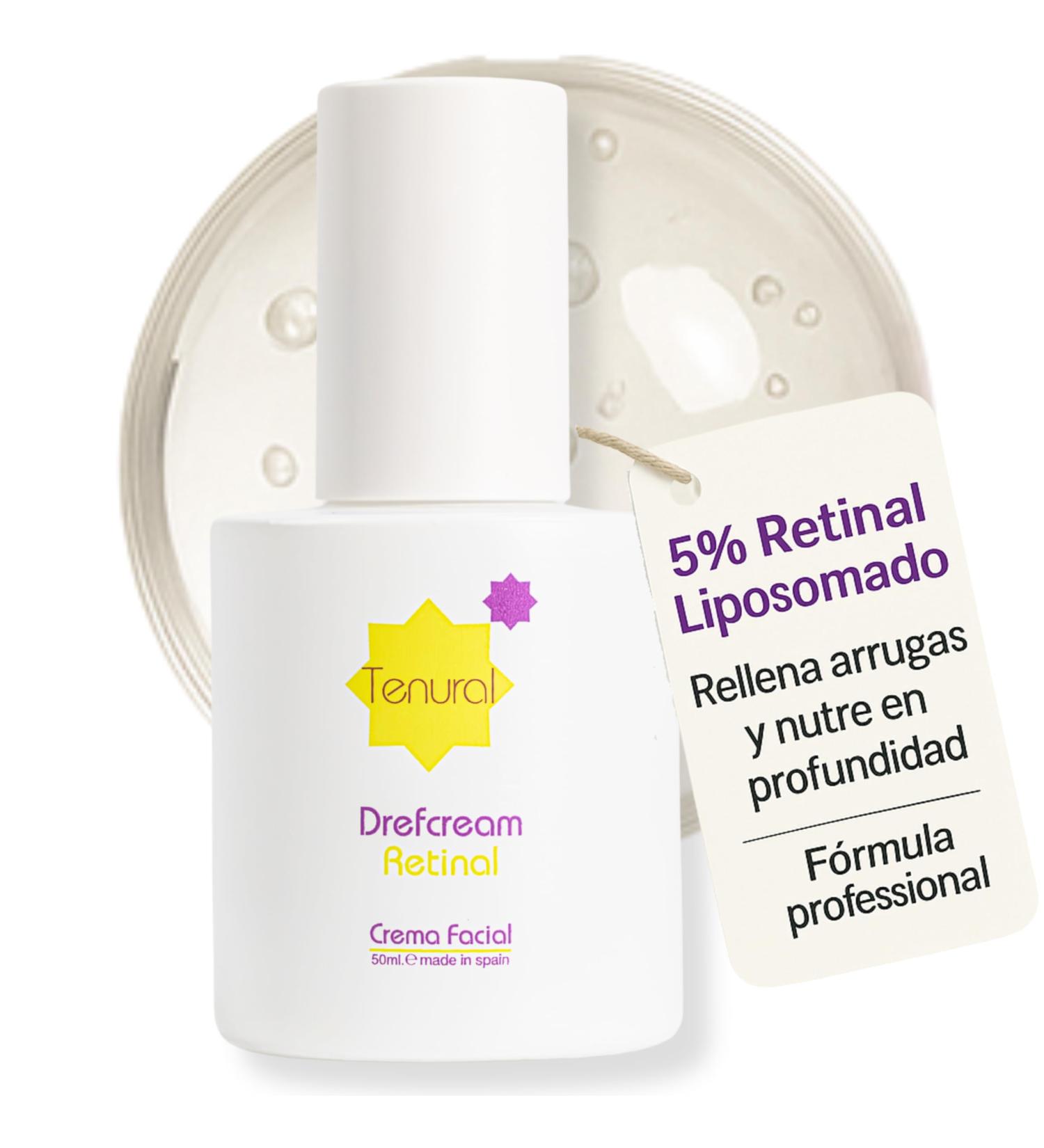  Tenural Drefcream face cream with retinoids and hyaluronic acid - Anti-aging moisturizing and firming for mature skin and retinoid expert - 50 ml - Buy Online on GoSupps.com