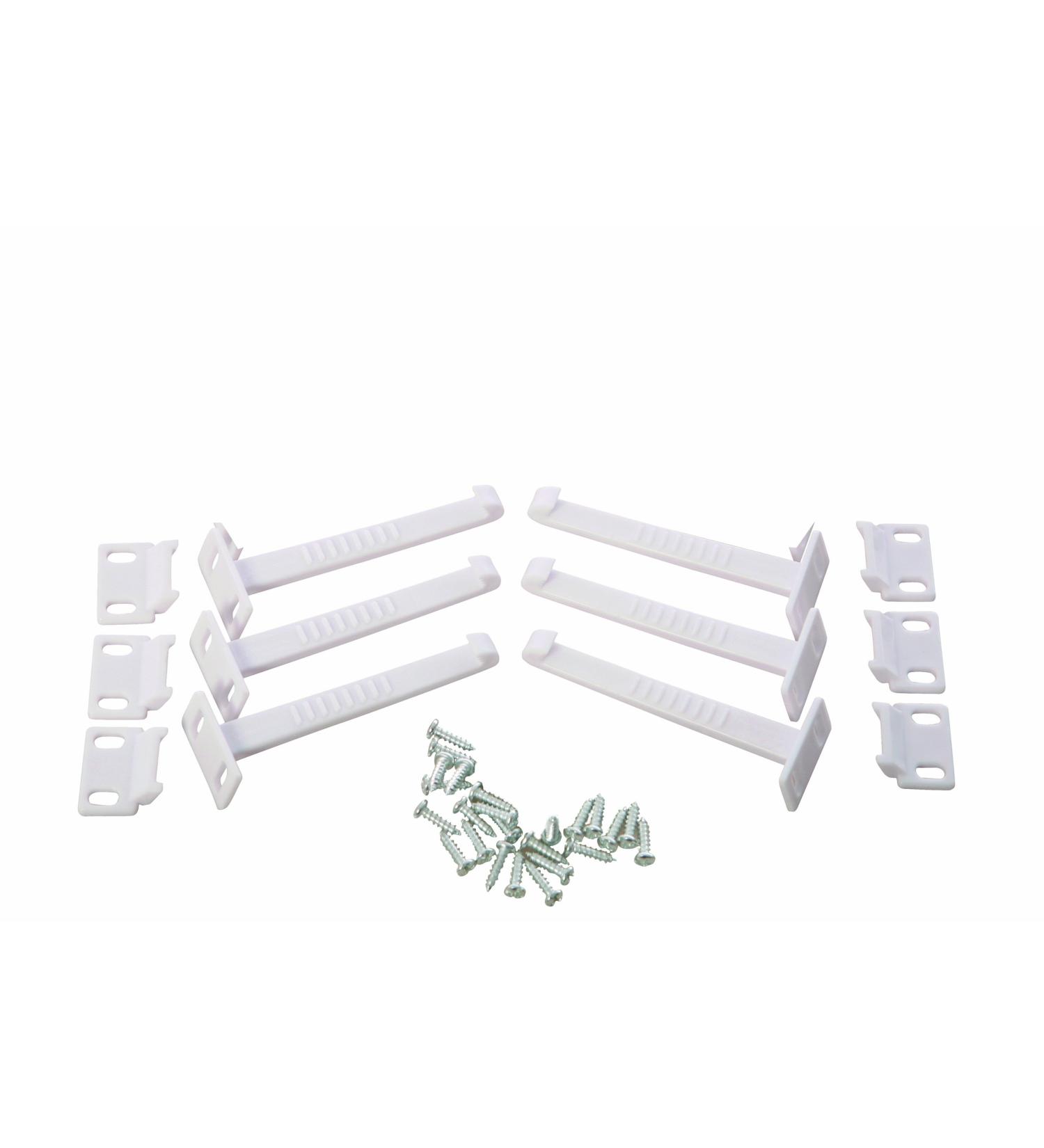 Dreambaby F101 Safety Latch - 6 Pack (White) | Secure Your Home with Safety Solutions - Buy Online on GoSupps.com