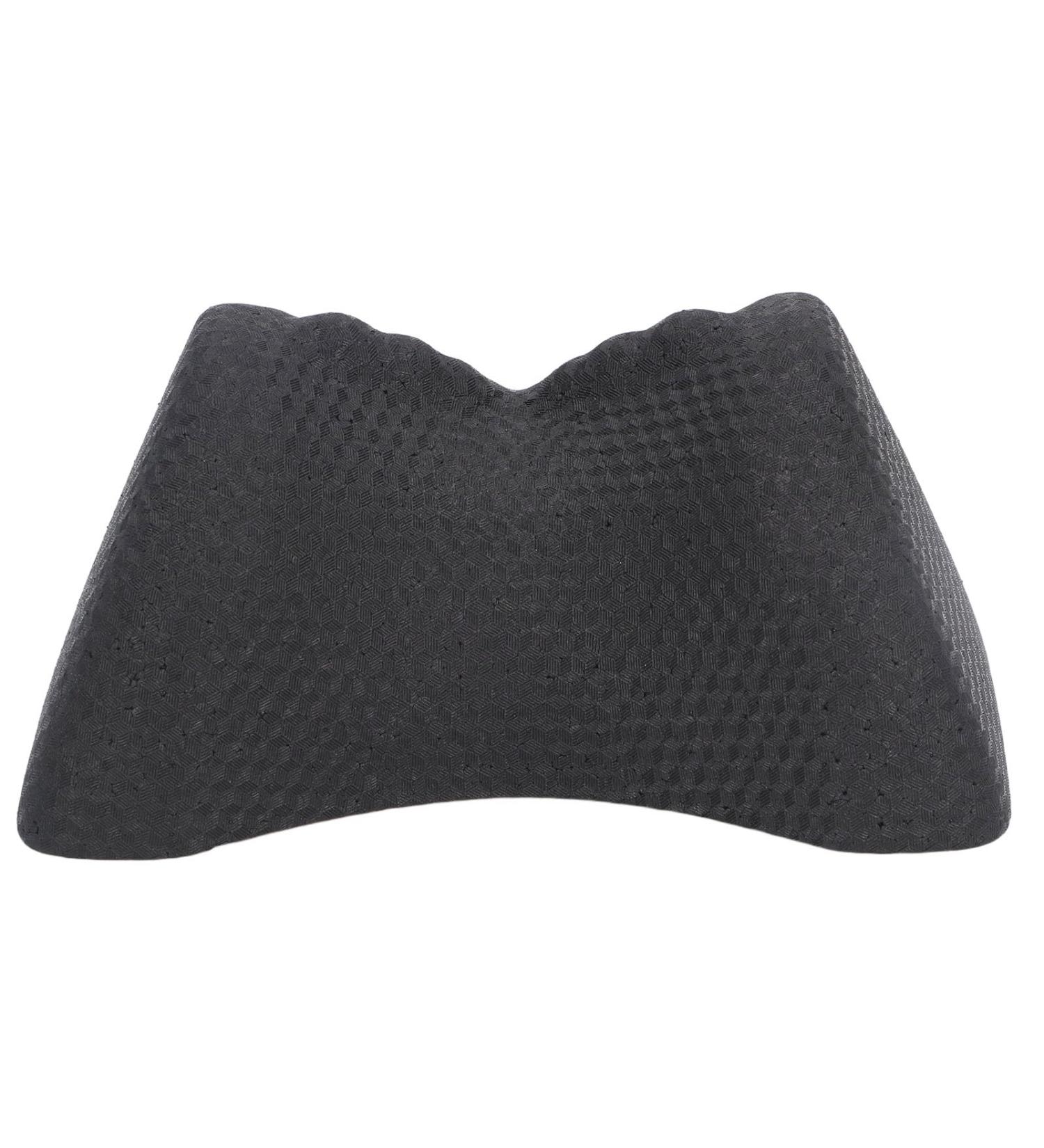Neck Wedge Bed Sleeping Stretching Pillow Cervical Wedge Temporal Mandibular Joint Relieving Device Cervical Traction Discomfort Relieve Jaw Release Tool (Black) - Buy Online on GoSupps.com