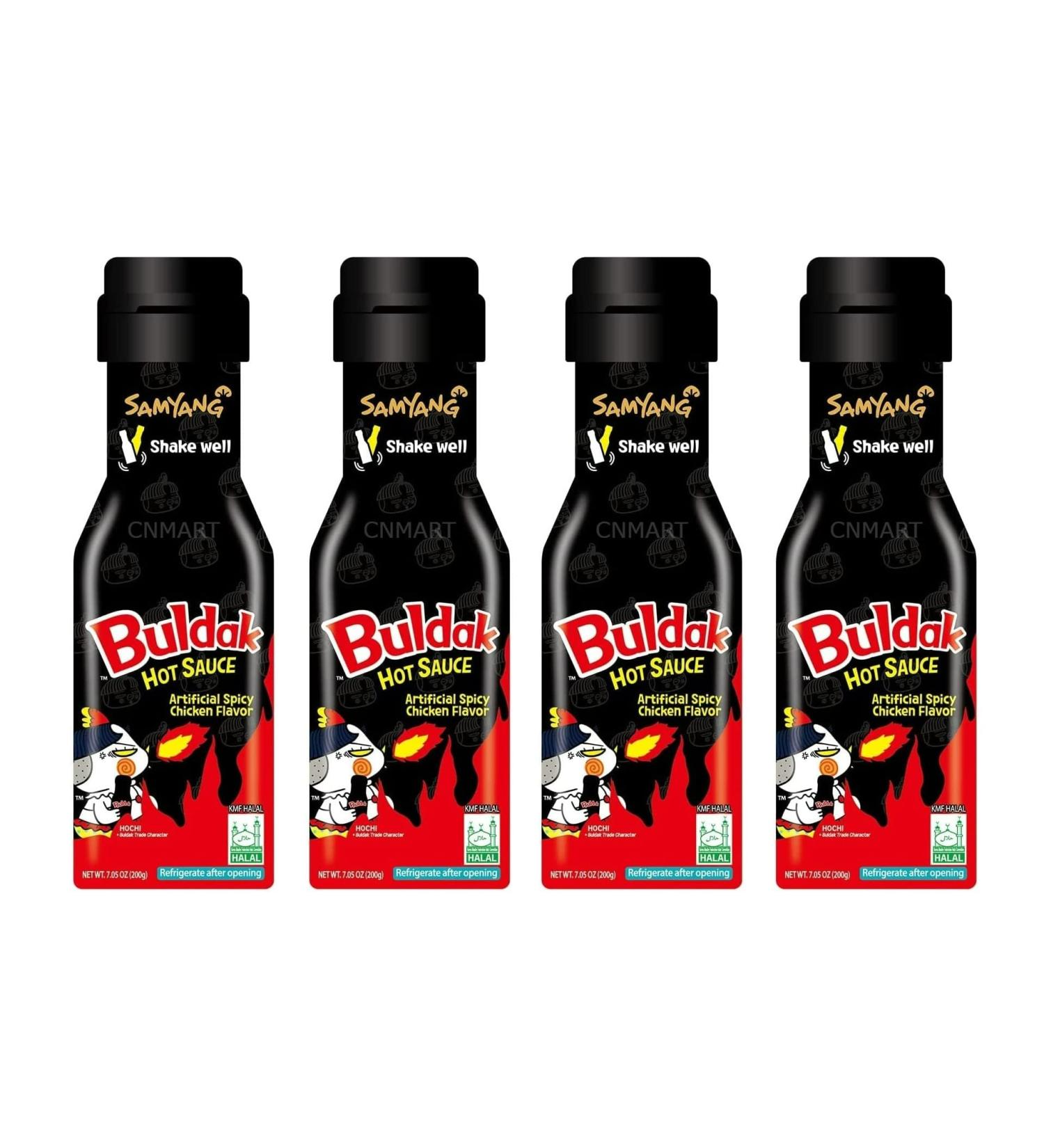 Samyang Buldak Hot Chicken Flavour Sauce 200g Halal (Pack of 4) by CNMART - Buy Online on GoSupps.com