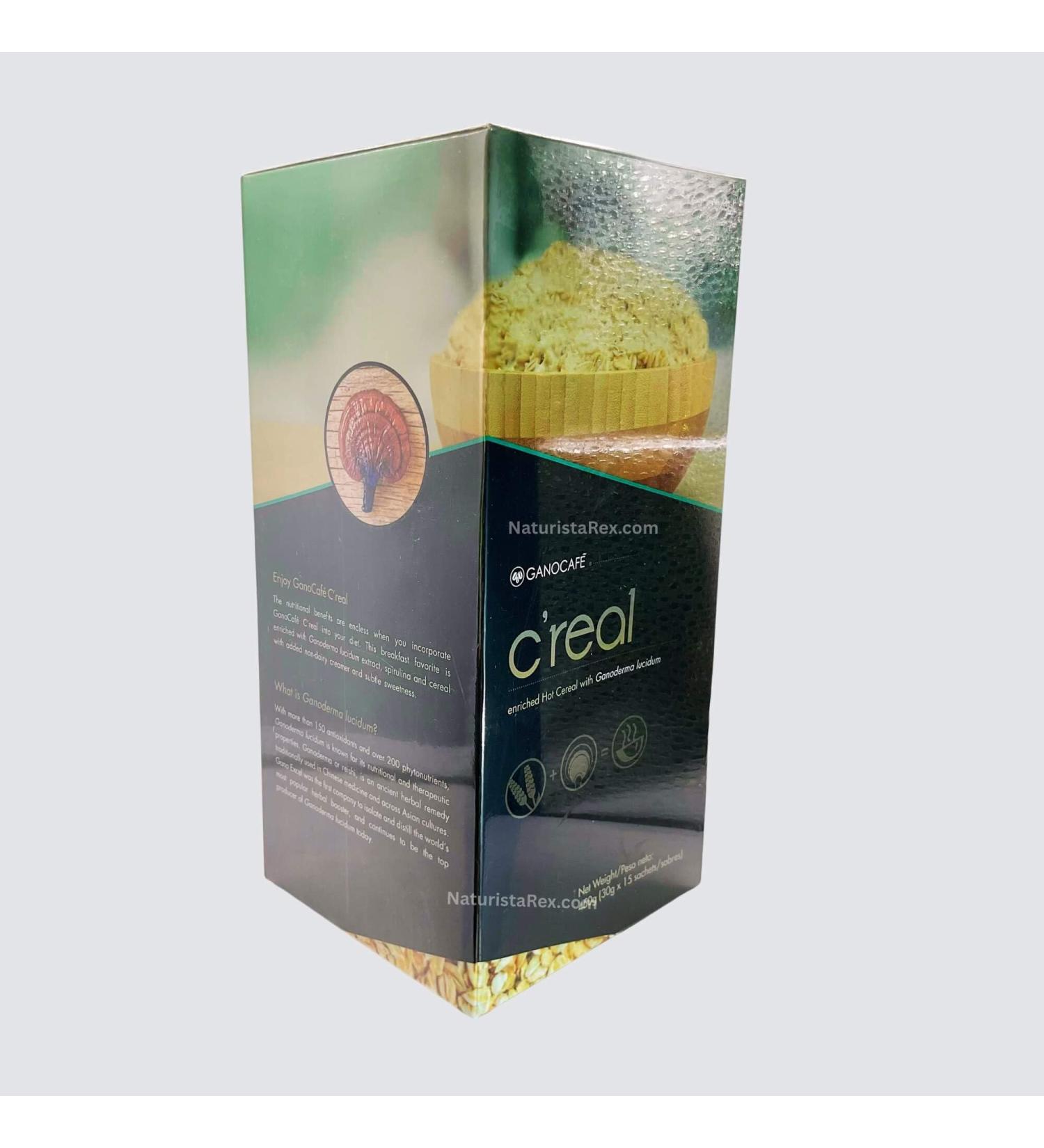 Gano Excel C real Oatmeal 450g (30g x 15 sachets/sobres) - Buy Online on GoSupps.com