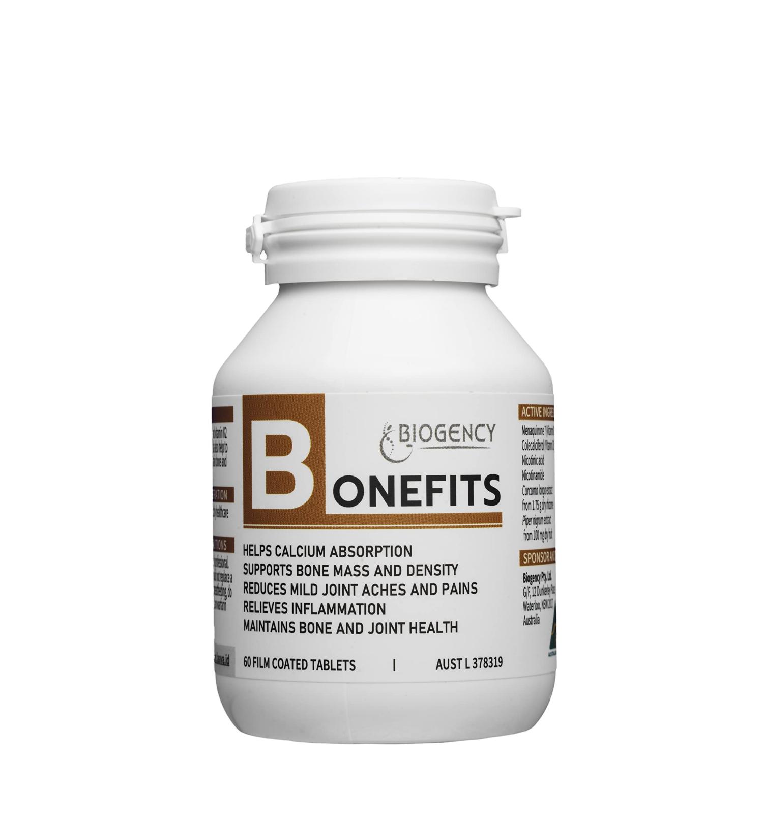 Bonefits 60 Tablets - Premium Bone and Joint Health Supplement Made in Australia | Shop Internationally - Buy Online on GoSupps.com