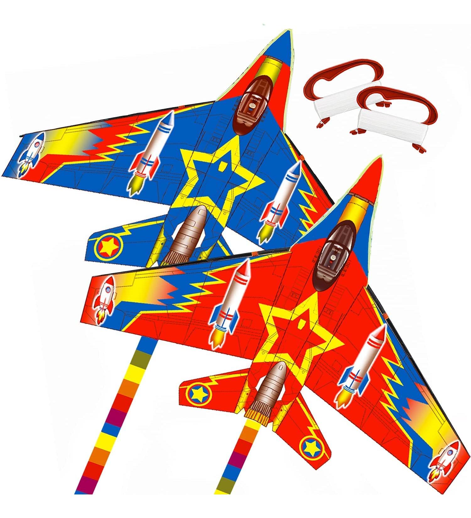 TOY Life Kids Kite Set - Easy-to-Fly Large Kites for Outdoor Fun - Beach & Park Activities for Ages 4-8 - Buy Online on GoSupps.com
